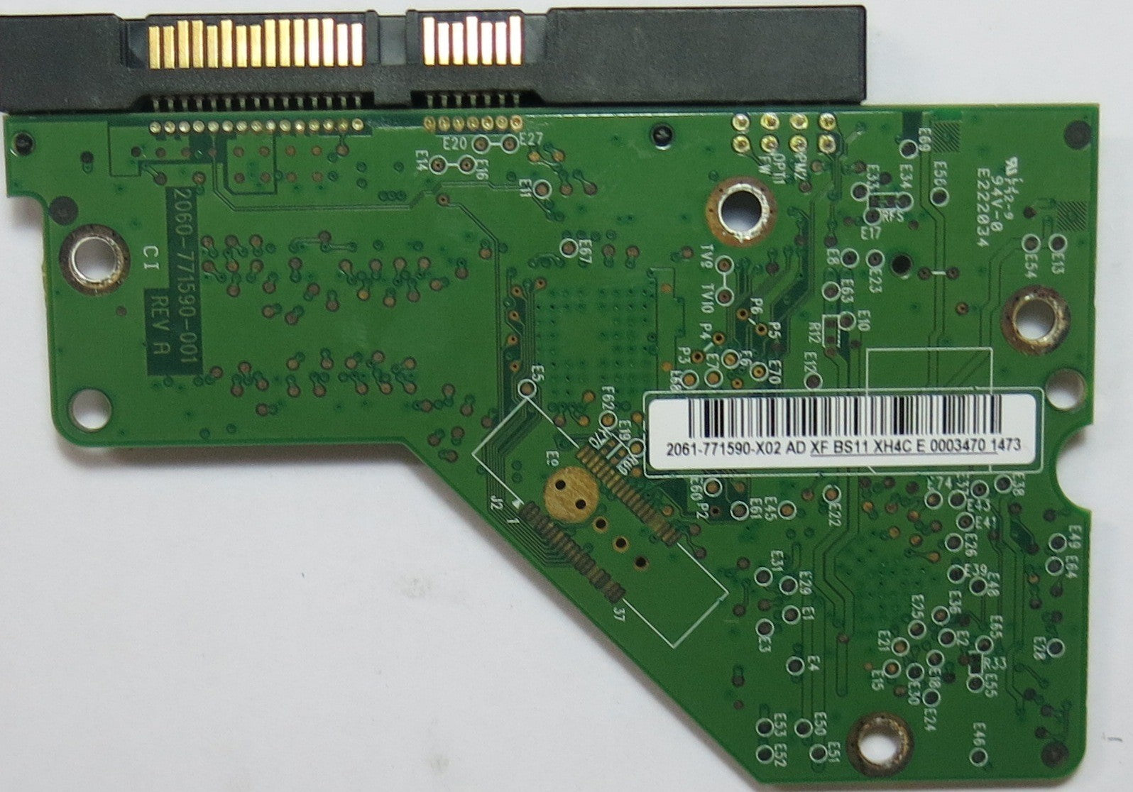 WESTERN DIGITAL WD3200AAJS'56M0A0, DCM 2060-771590-001 REV A PCB,  PCB