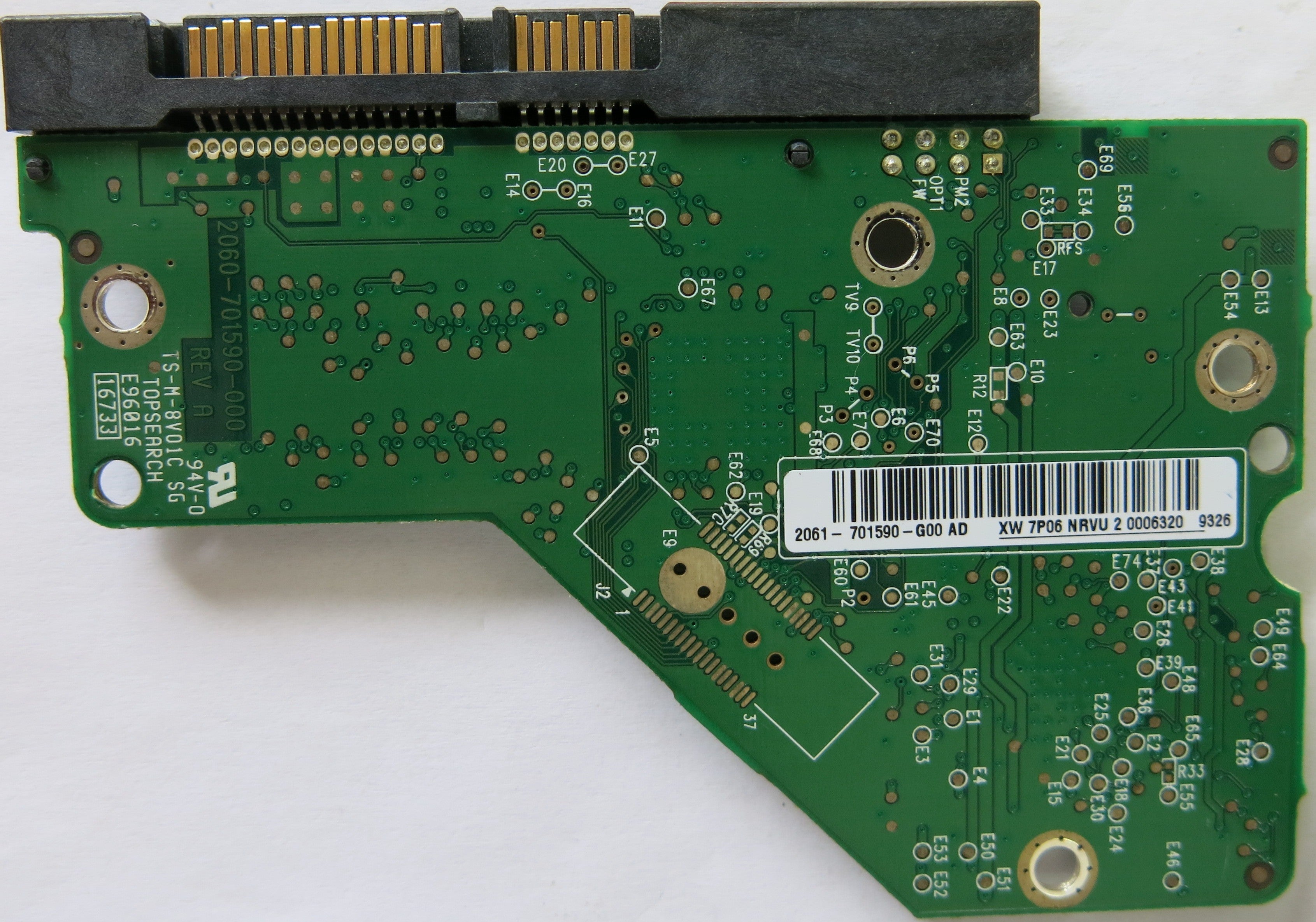 WESTERN DIGITAL WD3200AAKS-00L9A0 2060-701590-000 REV A PCB