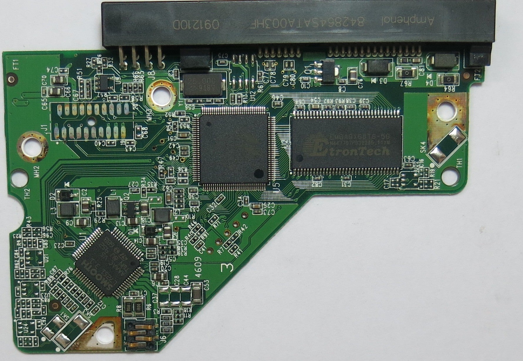 WESTERN DIGITAL WD3200AAKS'75L9A0, DCM 2060-701590-001 REV A,  PCB