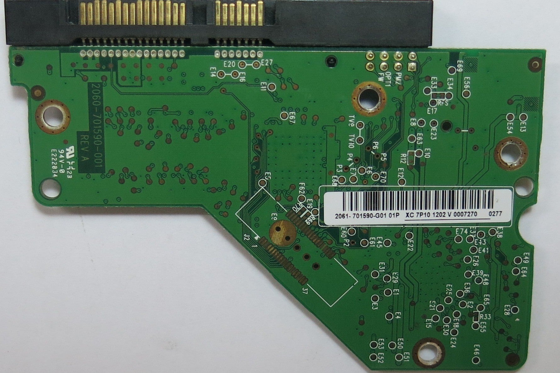 WESTERN DIGITAL WD3200AAKS'75L9A0, DCM 2060-701590-001 REV A,  PCB