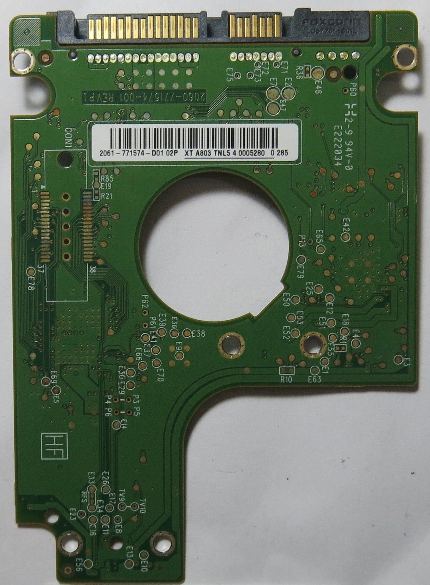 WESTERN DIGITAL WD3200BEKT-60V5T1 2060-771574-001 PCB