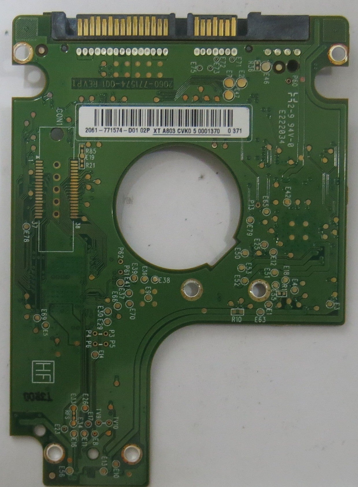 WESTERN DIGITAL WD3200BEKT-60V5T1 2060-771574-001 REV A PCB