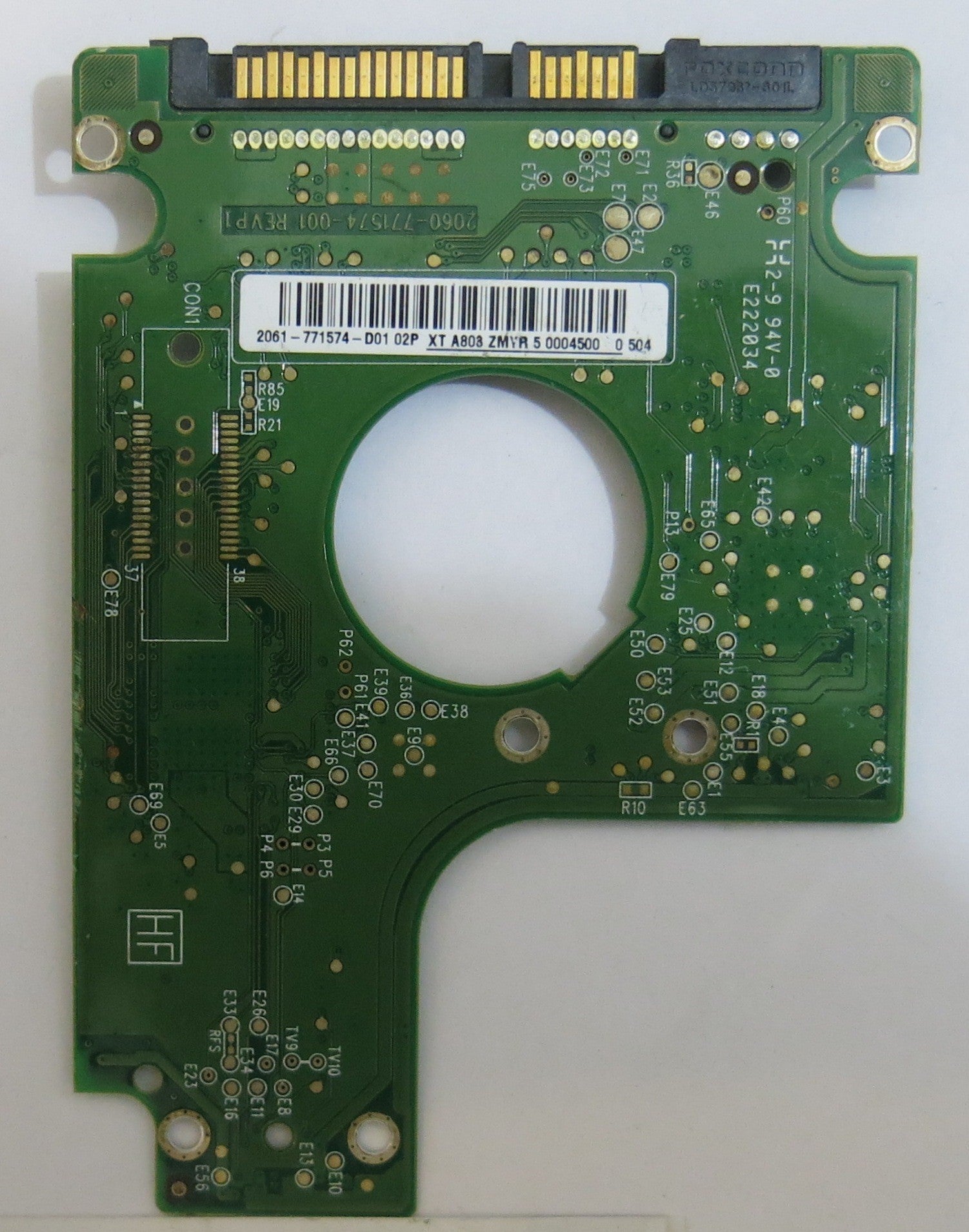 WESTERN DIGITAL WD3200BEKT-60V5T1 2060-771574-001 REV P1 PCB
