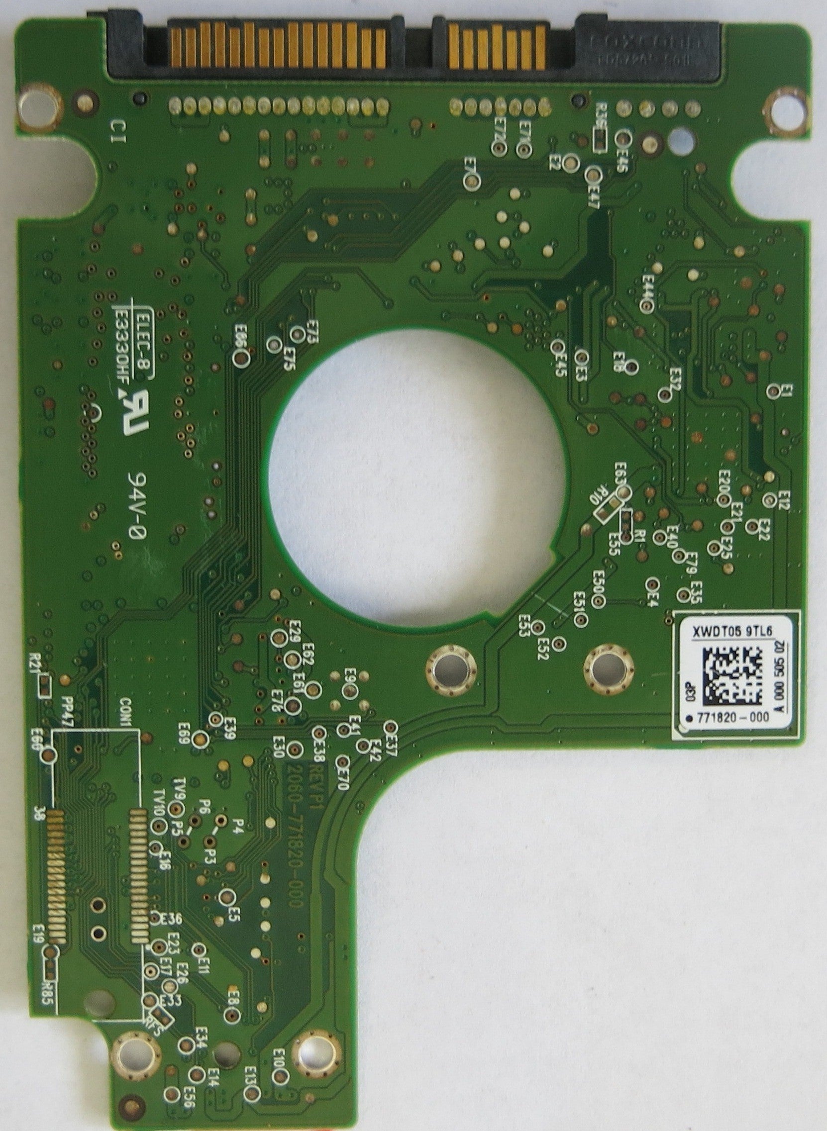 WESTERN DIGITAL WD3200BEKT-75PVMT1 DCM HHCTJHN PCB 2060-771692-006 REV A