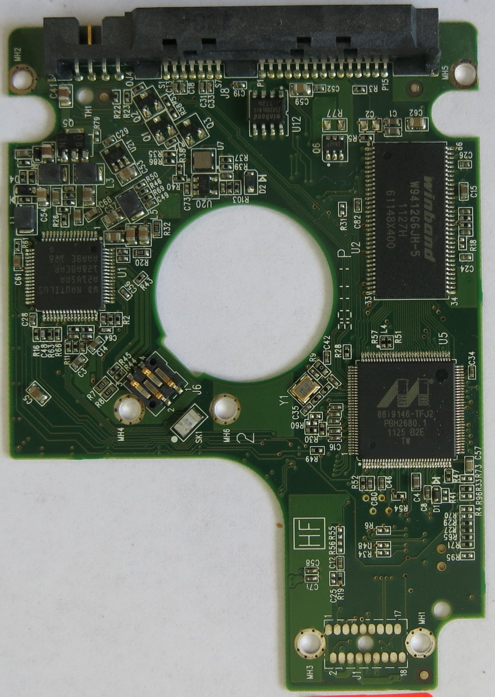 WESTERN DIGITAL WD3200BEKT-75PVMT1 DCM HHCTJHN PCB 2060-771692-006 REV A