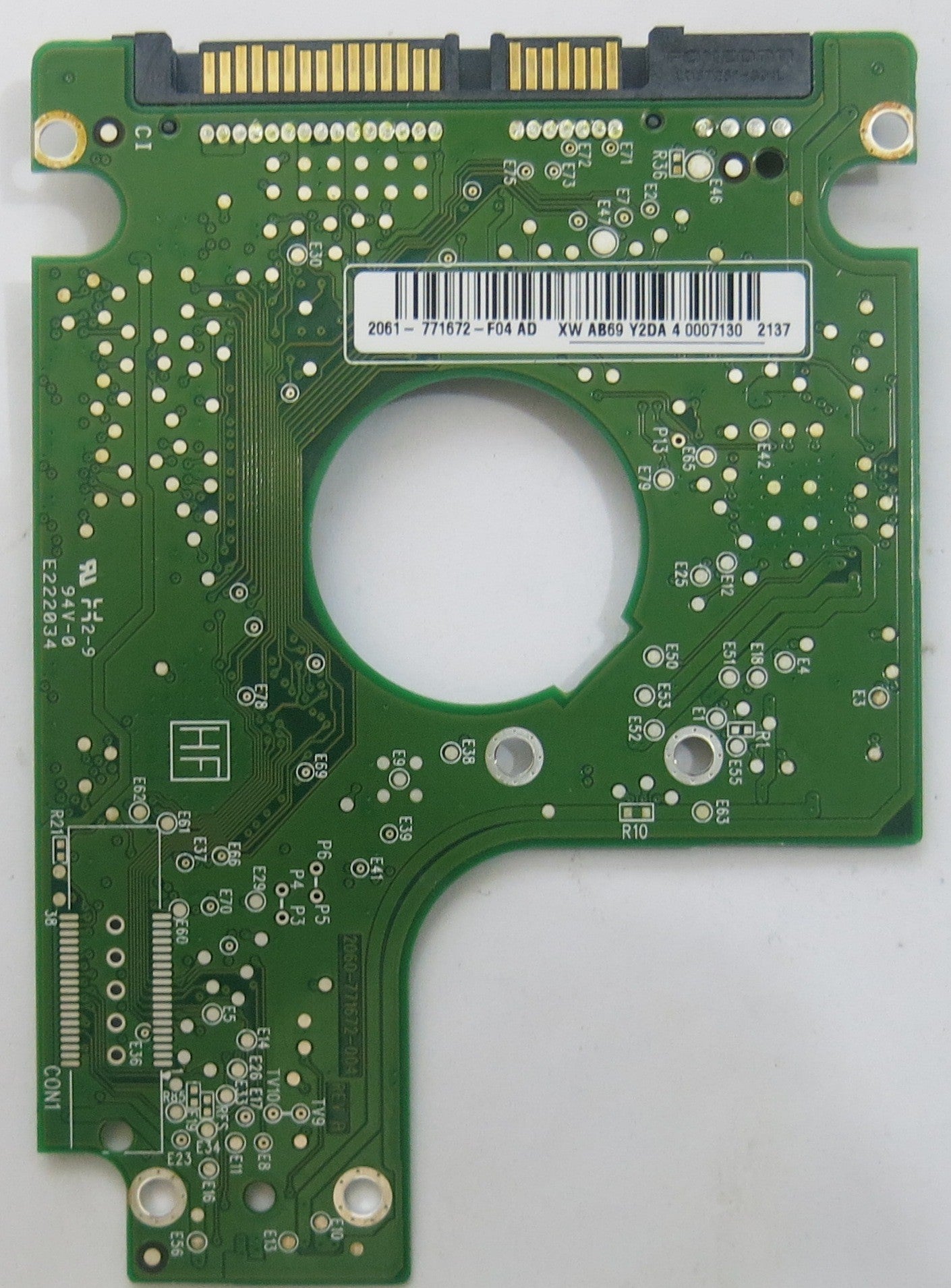 WESTERN DIGITAL WD3200BEVT-22A23T0 2060-771672-004 REV A PCB