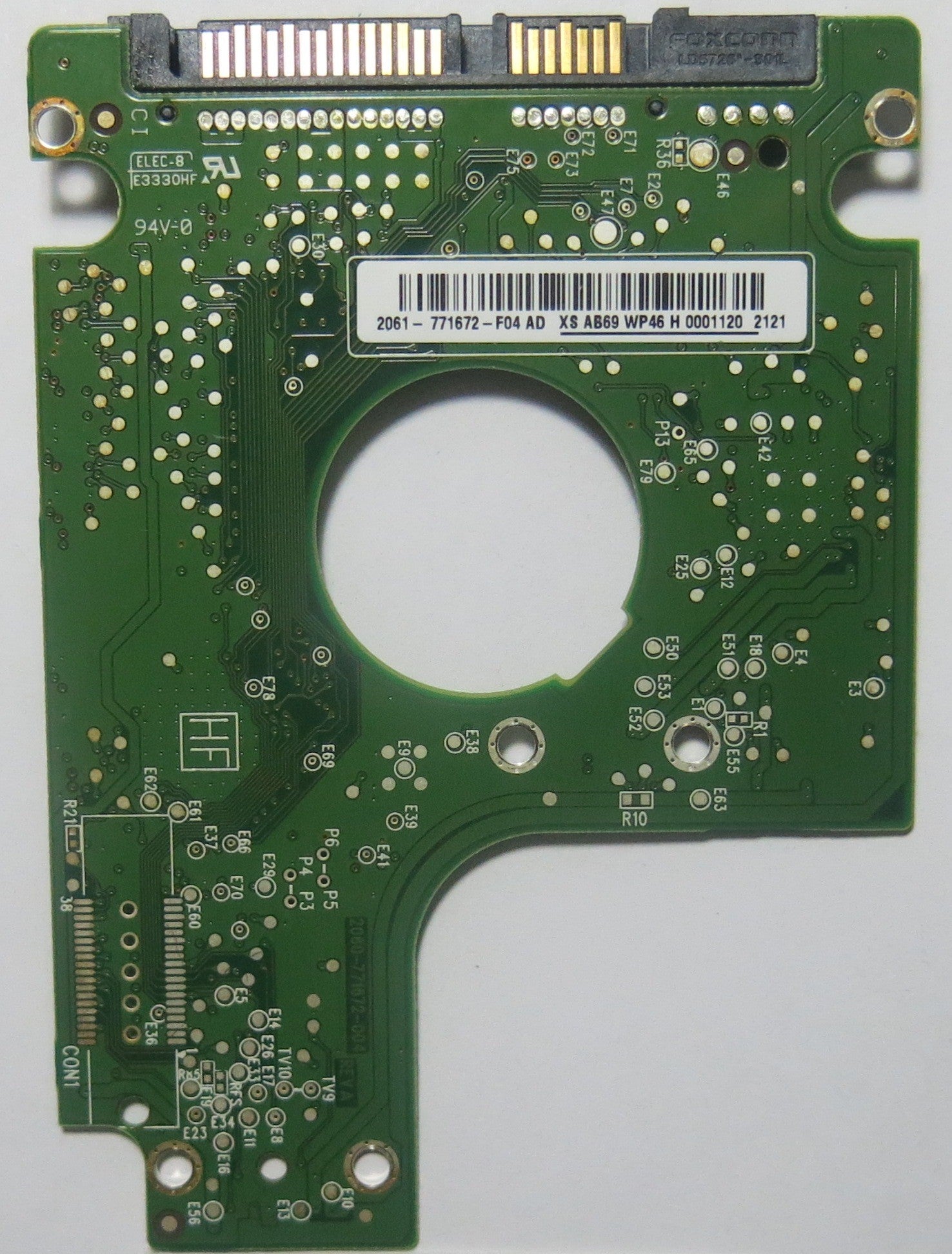 WESTERN DIGITAL WD3200BEVT-22A23T0 2060-771872-004 REV A PCB
