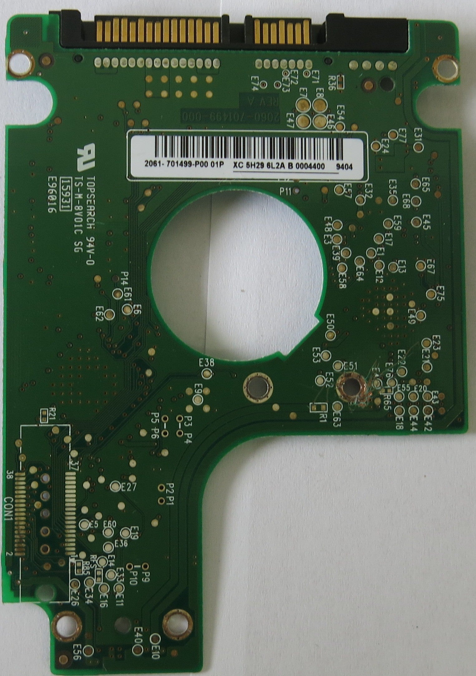 WESTERN DIGITAL WD3200BEVT-60ZCT1 P/N 465899-003 2060-701499-000 REV A  PCB