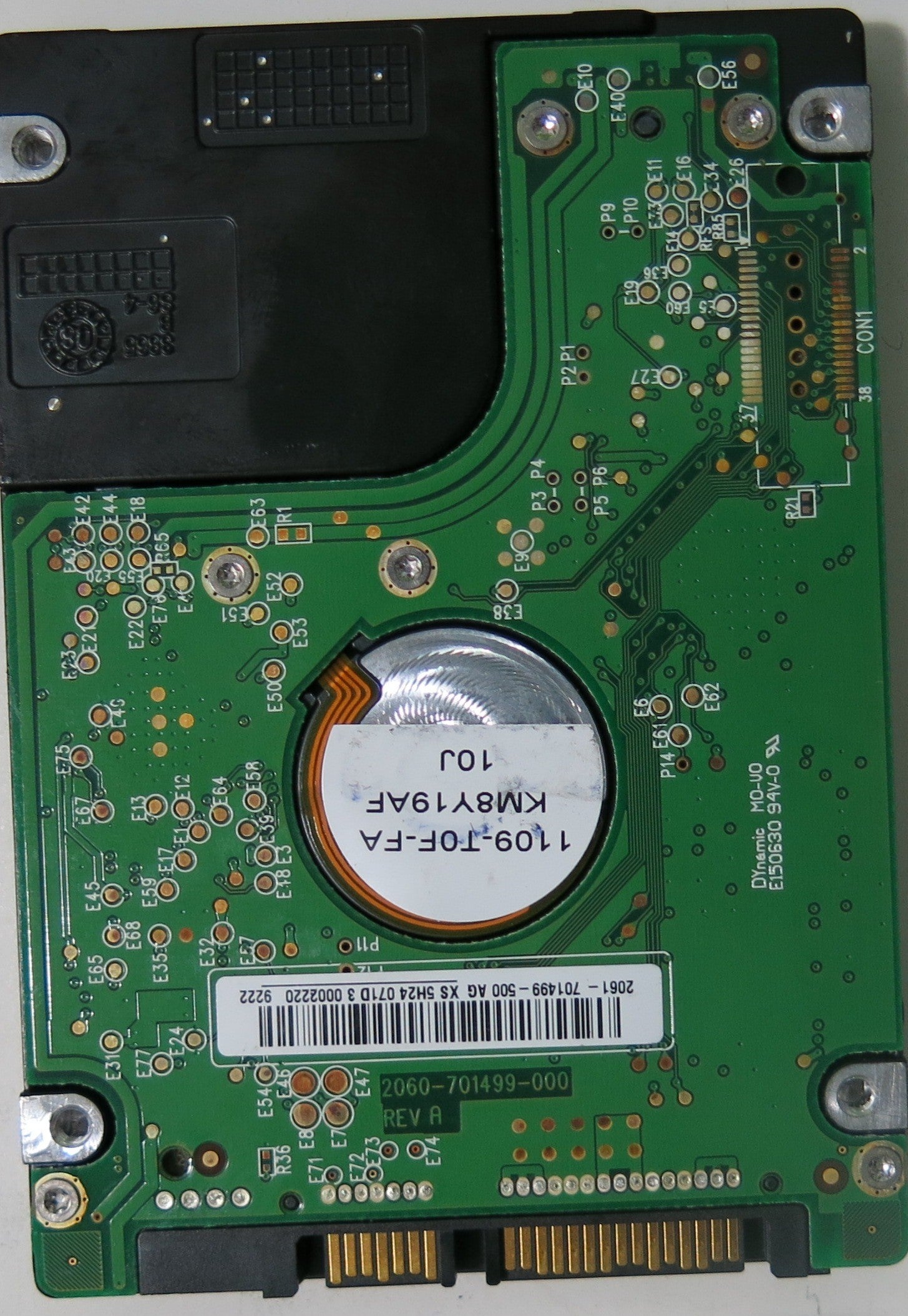 WESTERN DIGITAL WD3200BEVT-60ZCT1 PCB 2060-701499-000 REV A,  320.GB