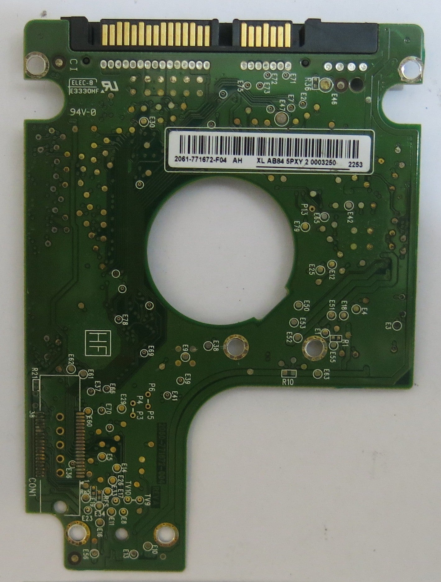 WESTERN DIGITAL WD3200BEVT-75A23T0 2060-771672-004 REV A PCB