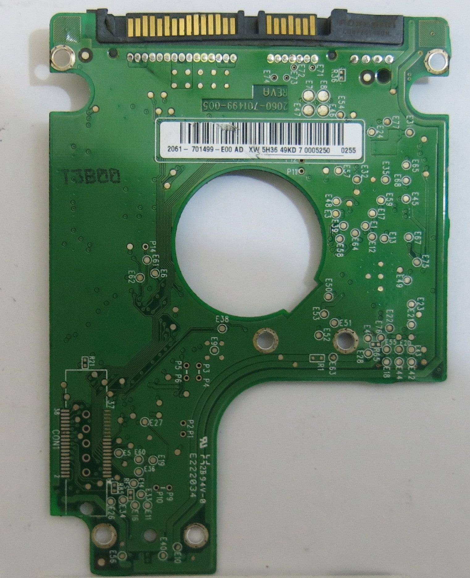 WESTERN DIGITAL WD3200BEVT-75ZCT2 2060-701499-005 REV A PCB