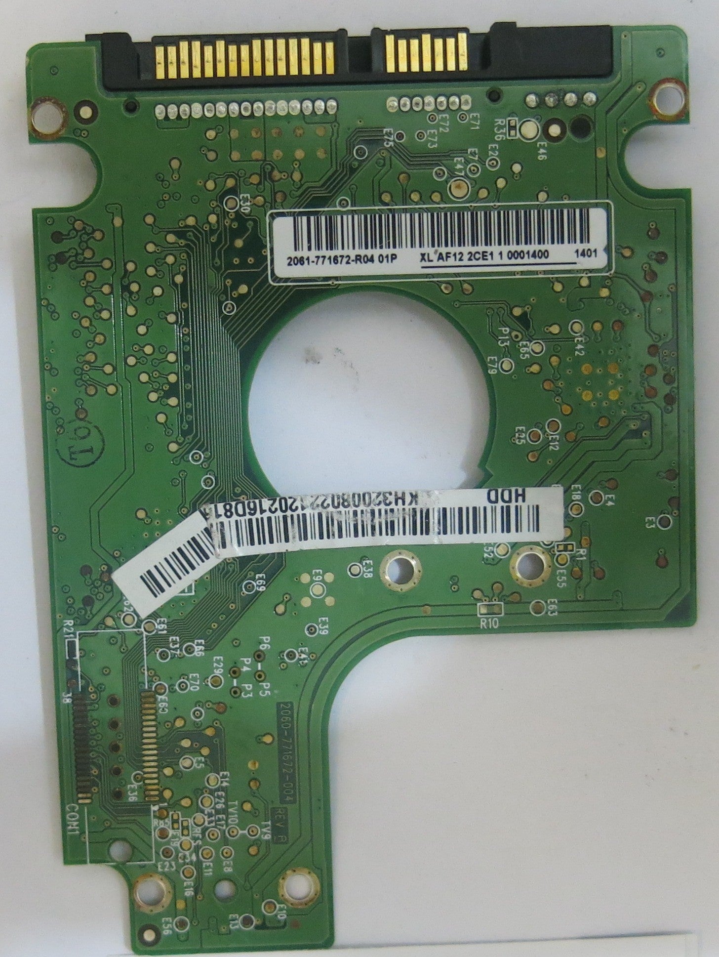 WESTERN DIGITAL WD3200BPVT-22ZEST0 2060-771672-004 REV A PCB