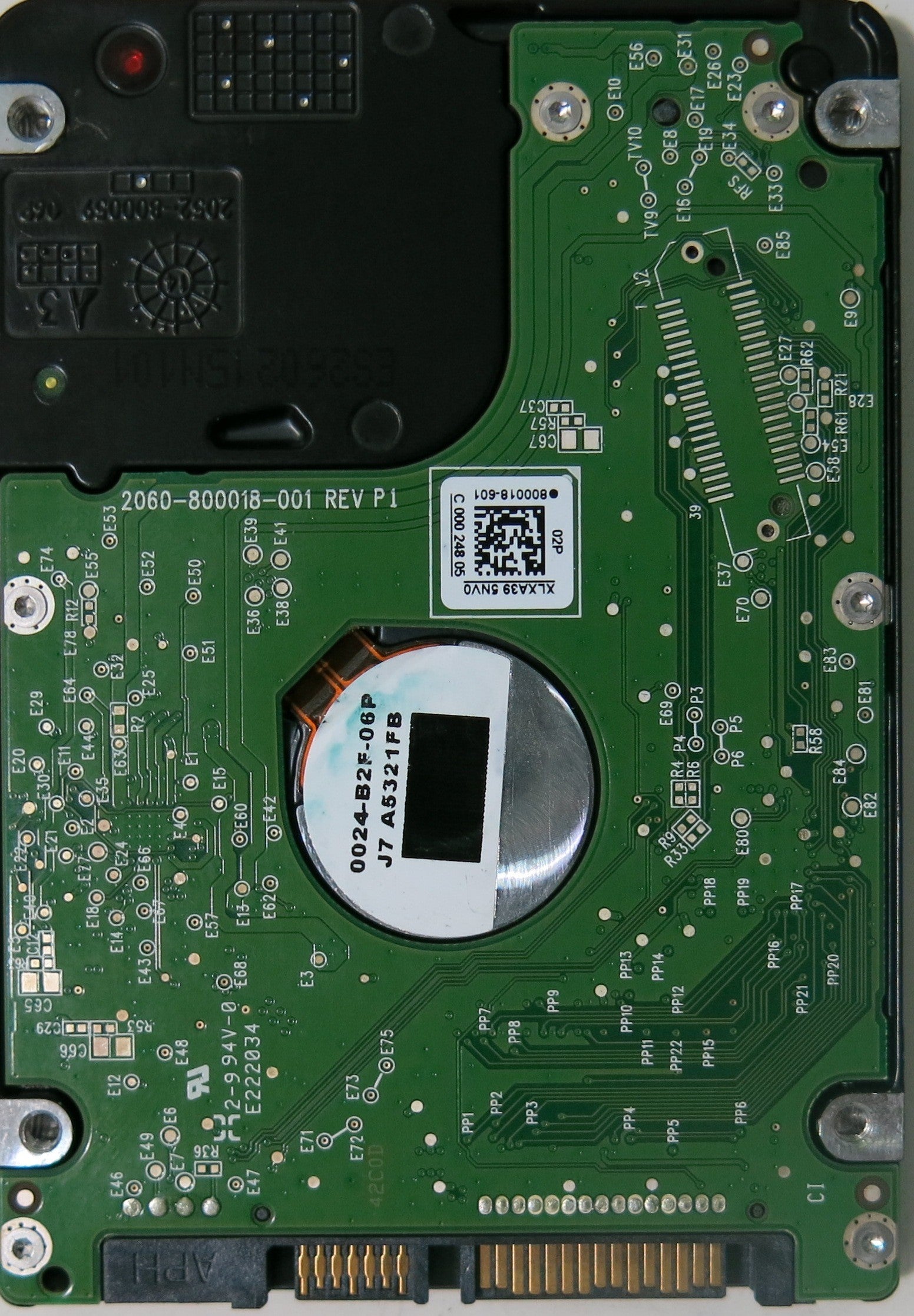WESTERN DIGITAL WD3200LPLX-75ZNTT0 PCB 2060-800018-001 REV P1,  320.GB