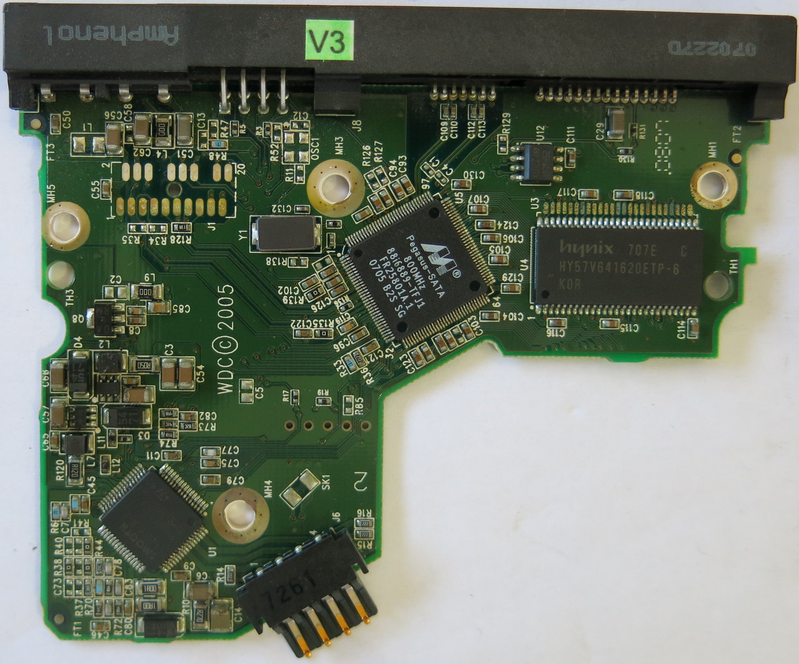 WESTERN DIGITAL WD4008D-75MRA2 2060-701335-005 REV A PCB