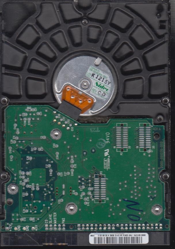 WD400AB-00BVA0 ,Serial: WMA7F1010852,40GB 3.5