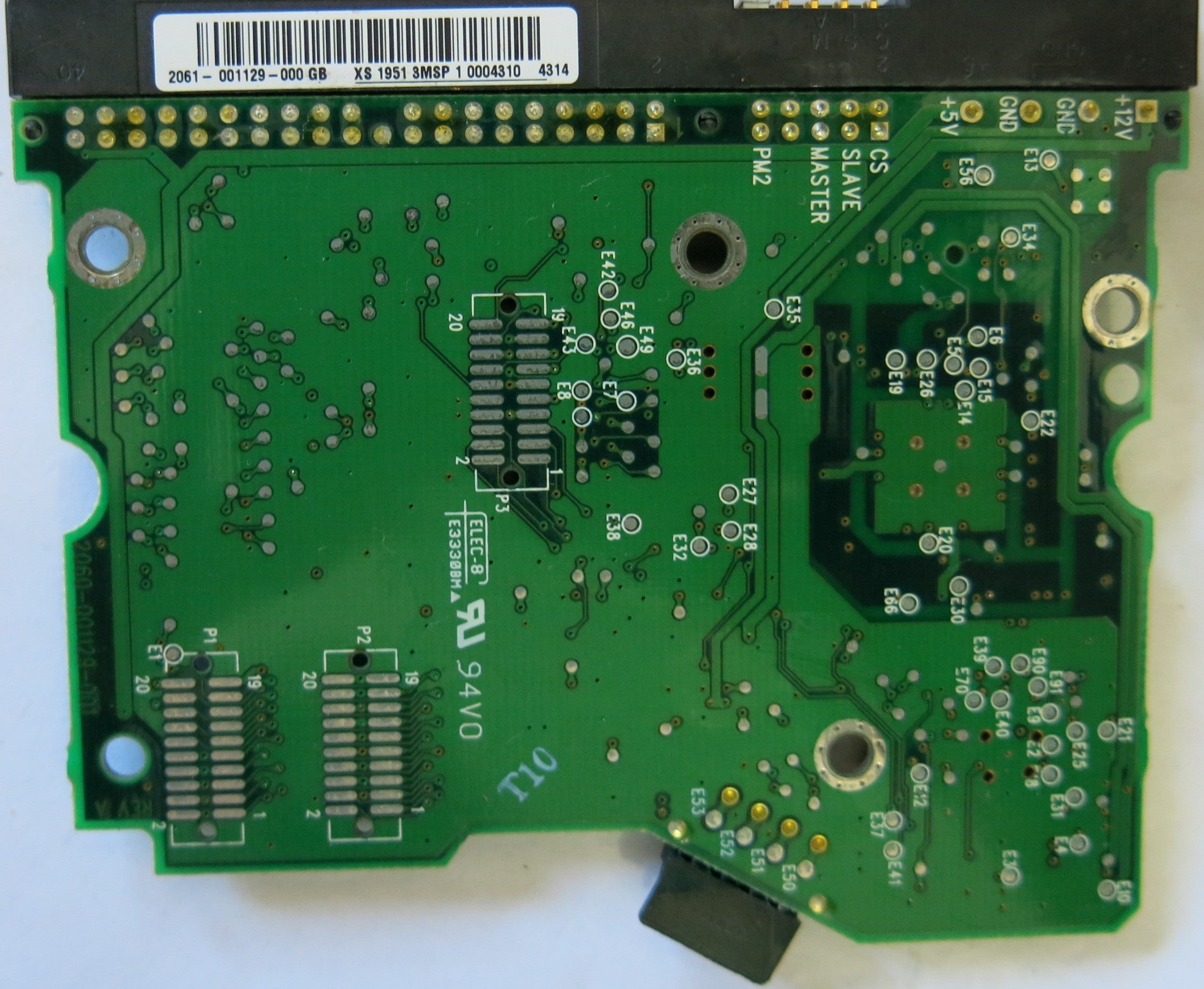 WESTERN DIGITAL WD400BB-23DEA0 2060-001129-001 REV A PCB