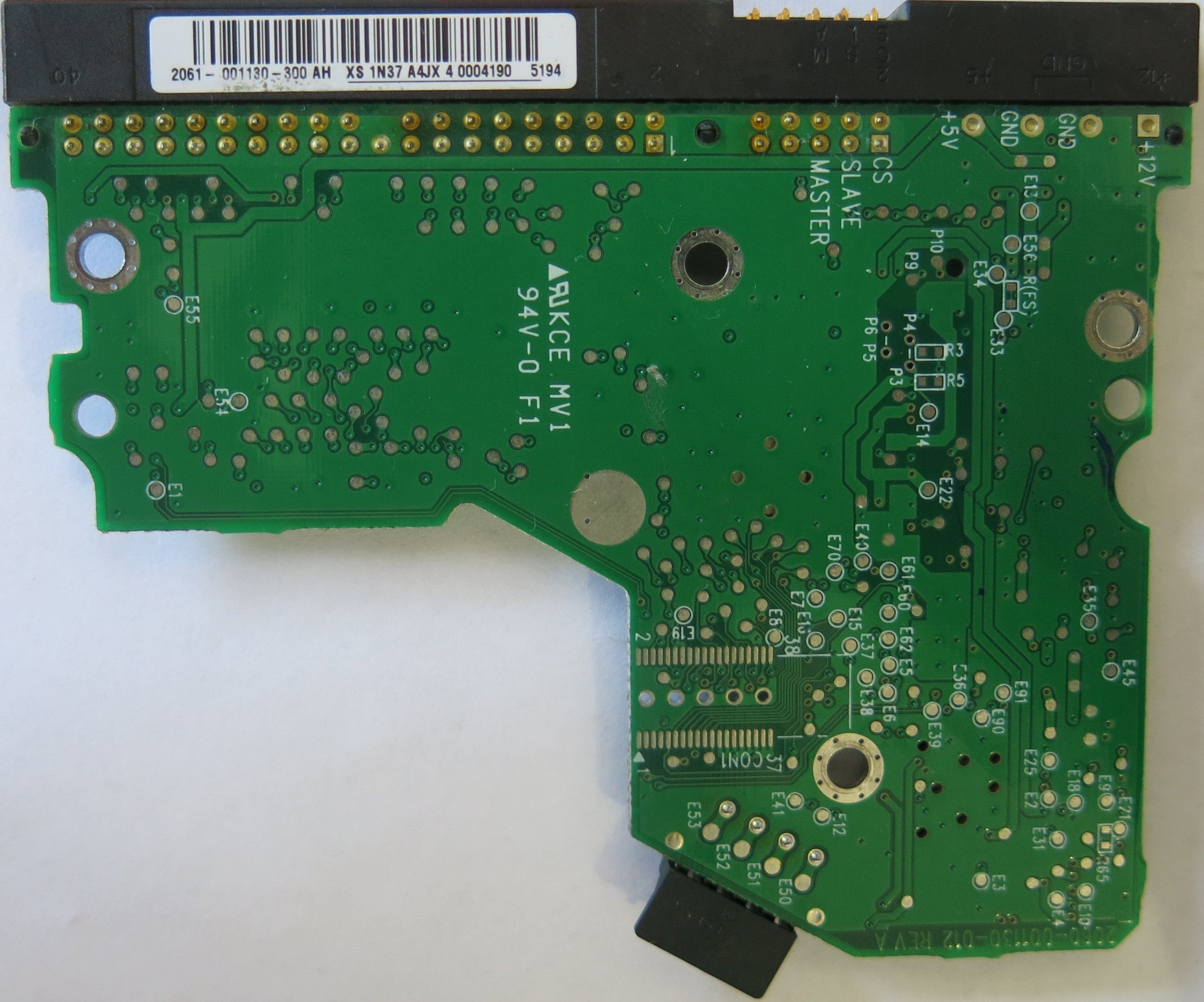 WESTERN DIGITAL WD400BB-23FJA0 2060-001130-012 REV A PCB