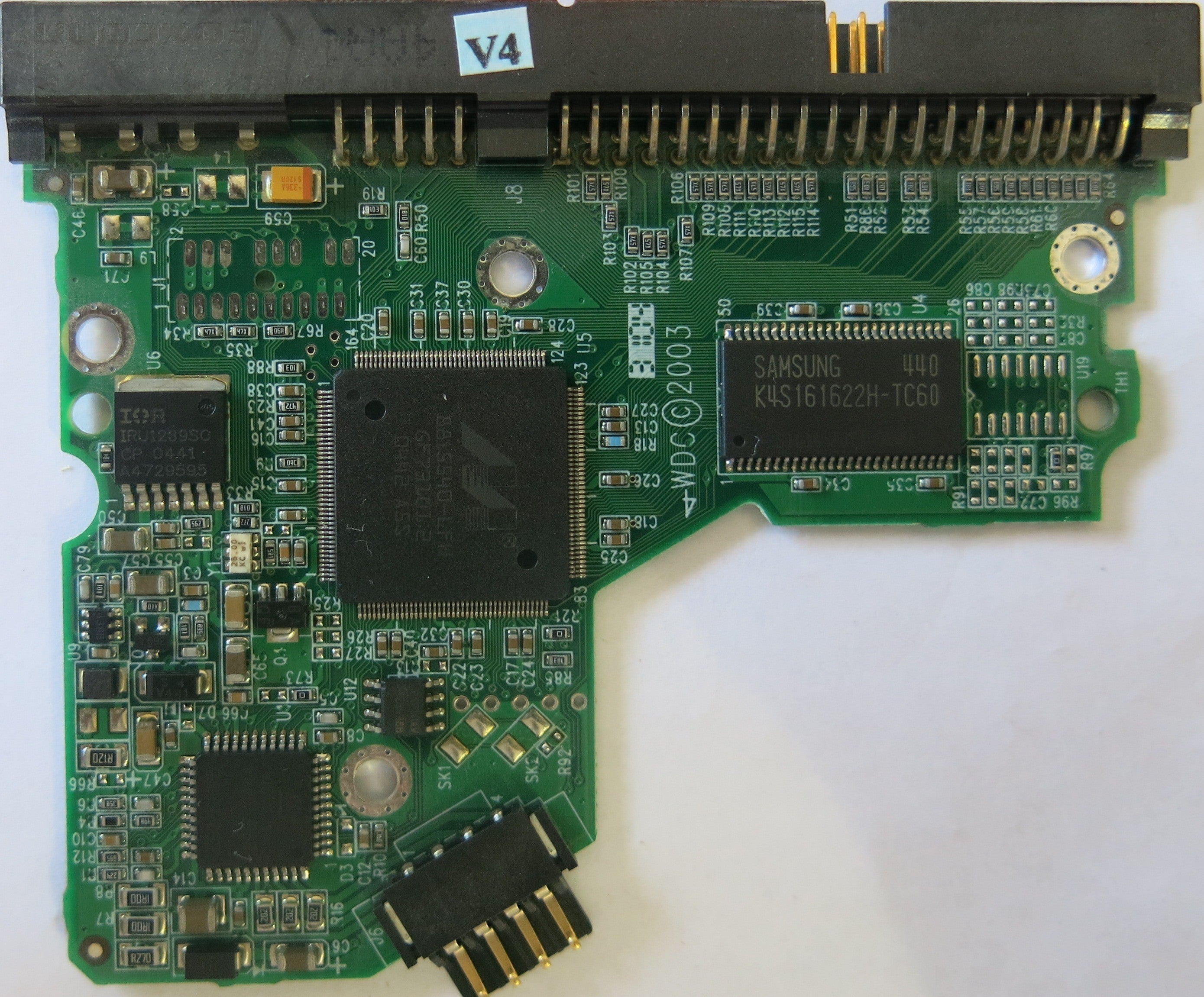 WESTERN DIGITAL WD400BB-23FJA0 2060-001130-012 REV A PCB