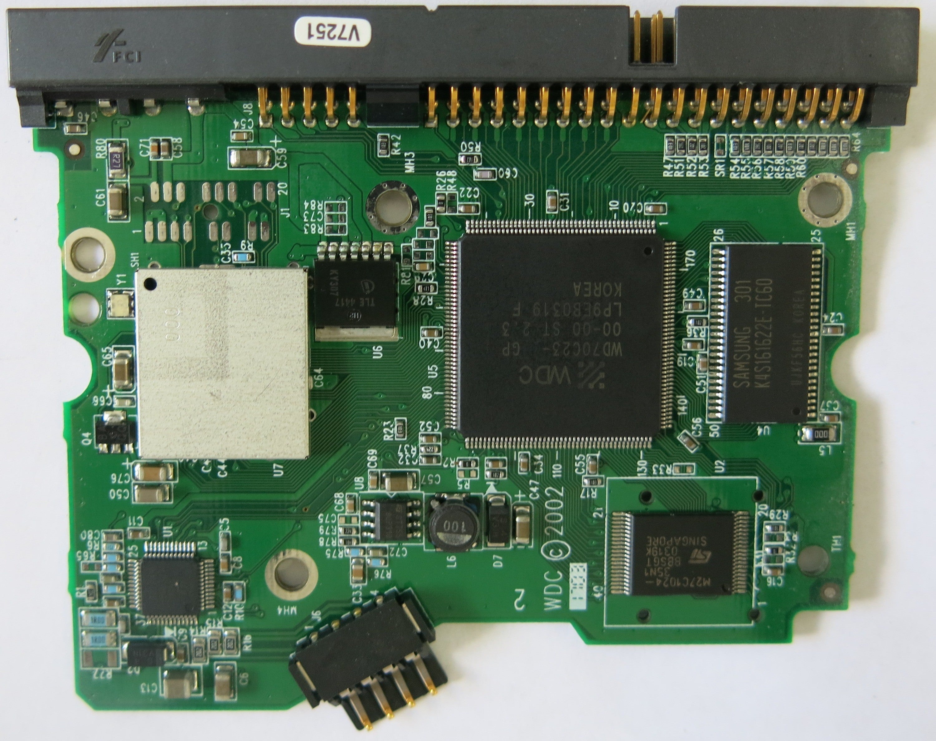 WESTERN DIGITAL WD400BB-60DGA0 DCM DSCHNT2AH  2060-001177-000 REV A PCB