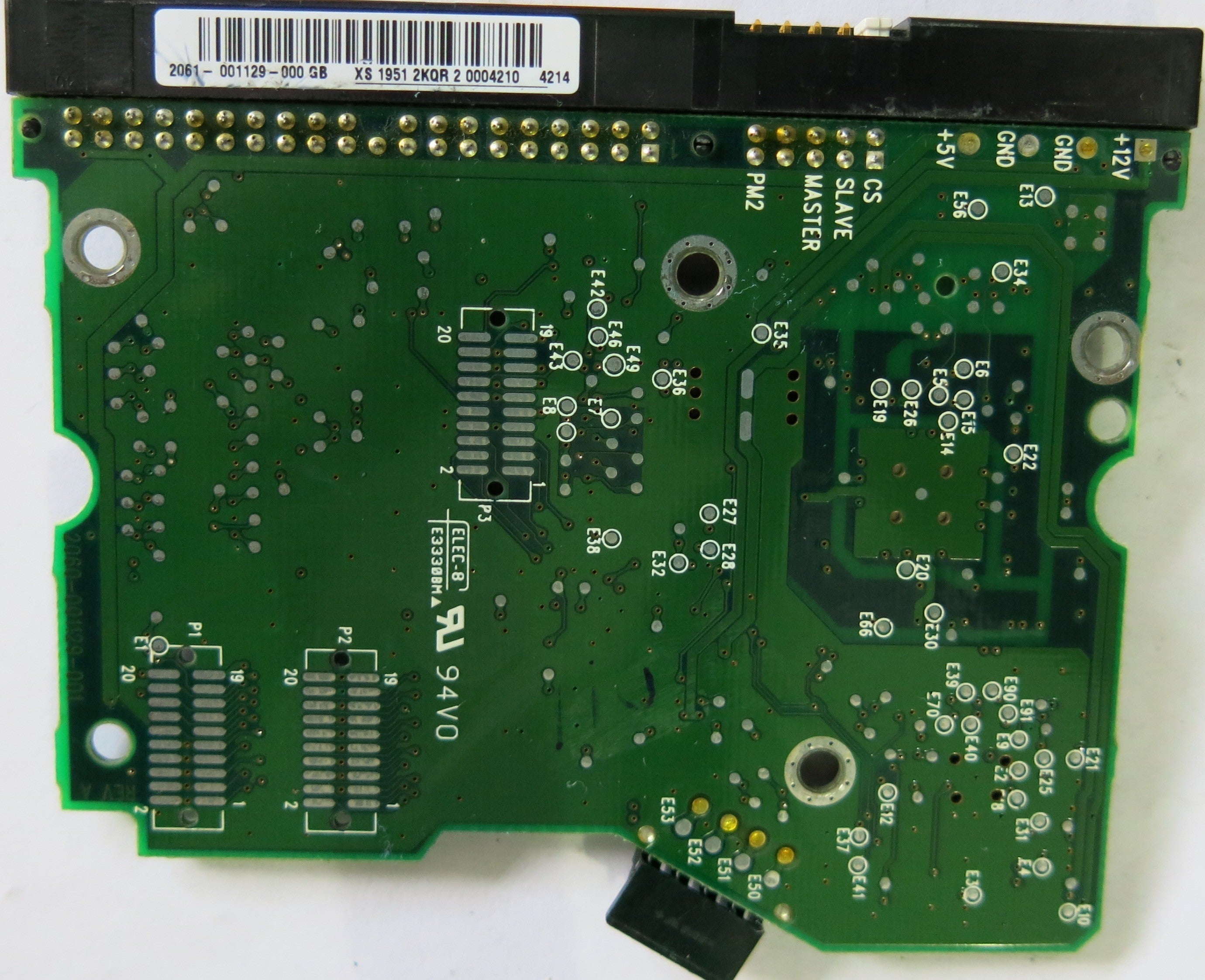 WESTERN DIGITAL WD400BB-75DEA0 2060-001129-001 REV A PCB