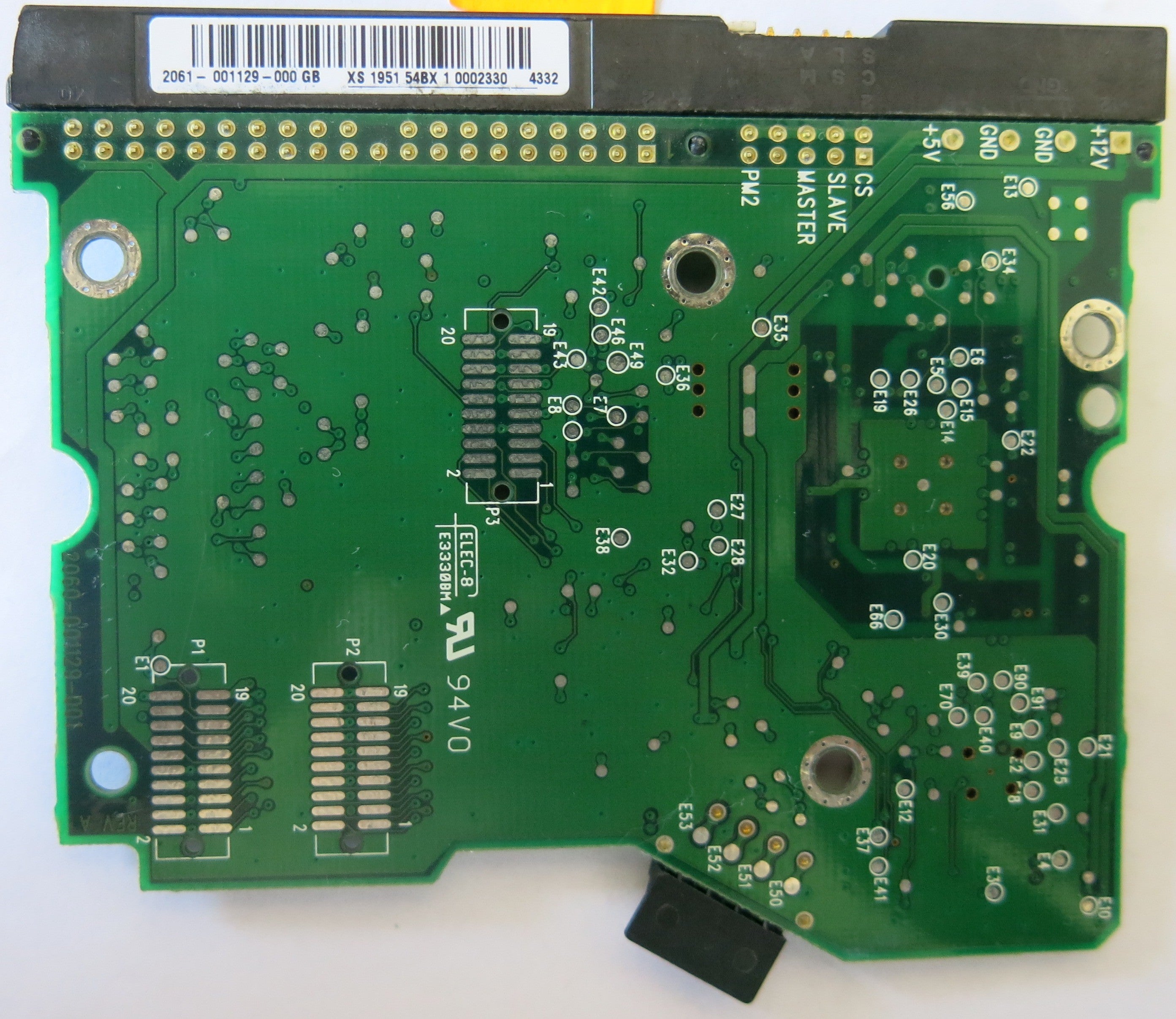 WESTERN DIGITAL  WD400BB-75DEA0  2060-001129-001 REV A PCB