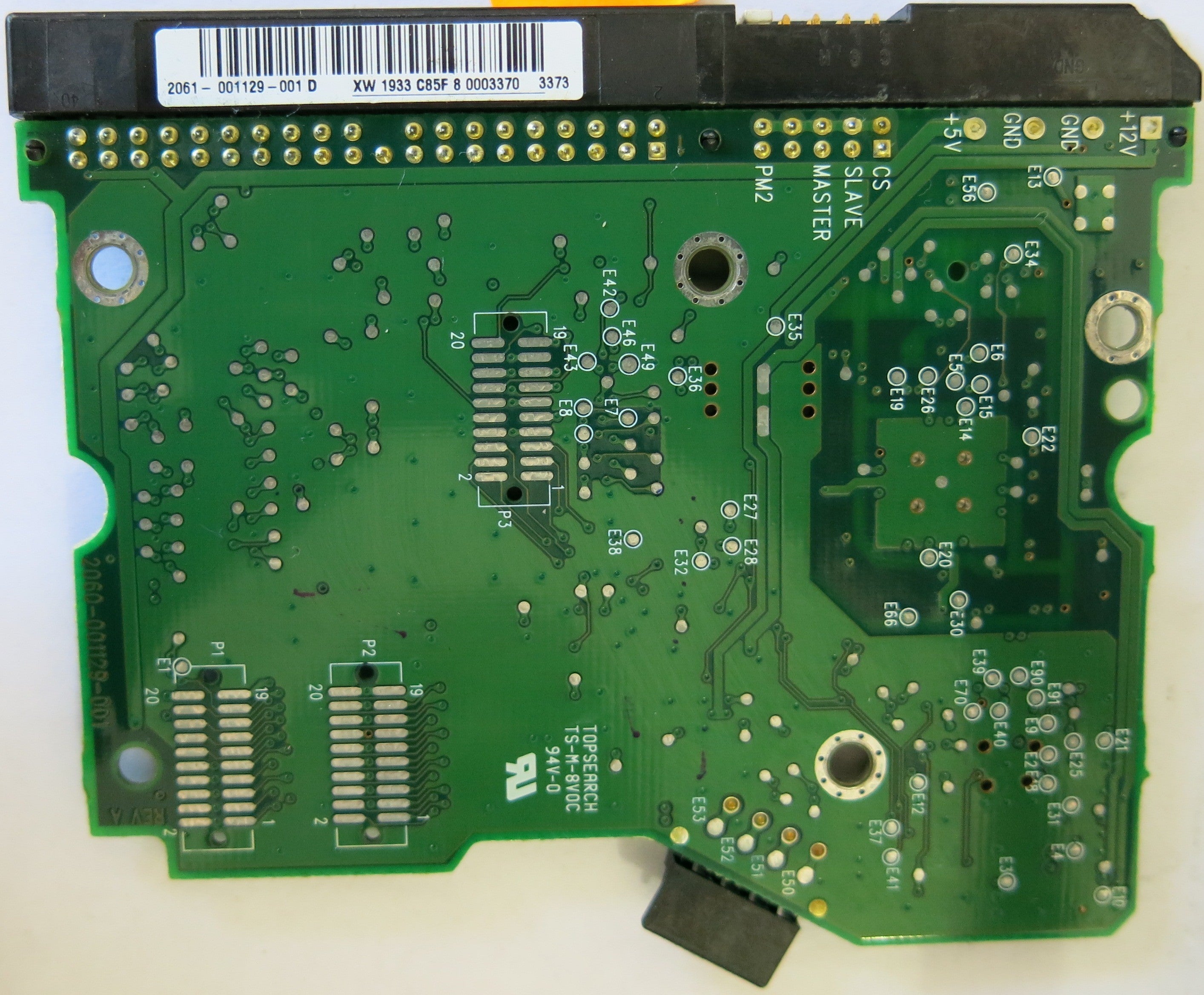 WESTERN DIGITAL WD400BB- 75DEA0 2060-001129-001 REV A PCB