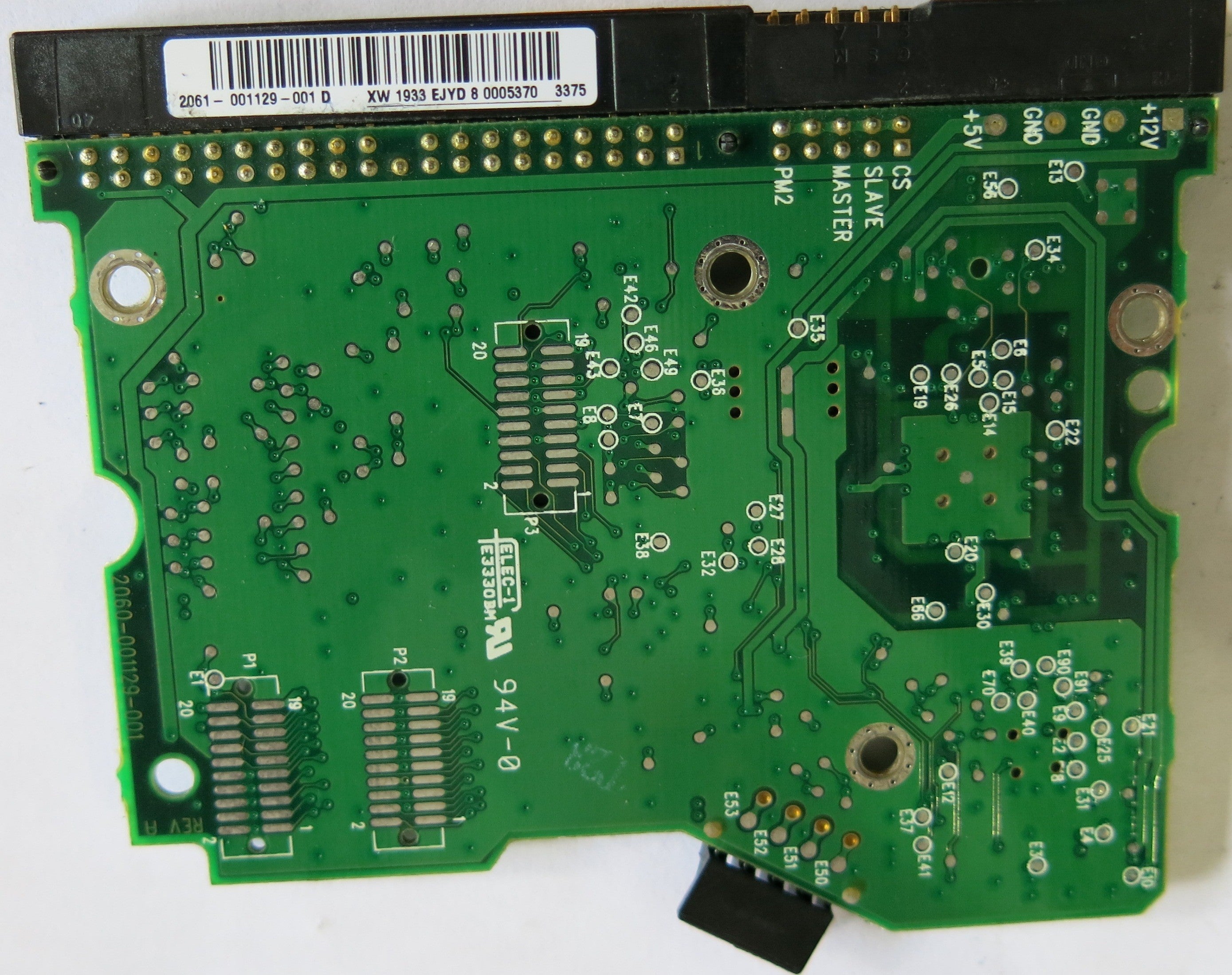 WESTERN DIGITAL  WD400BB-75DEA0 2060-001129-001 REV A PCB