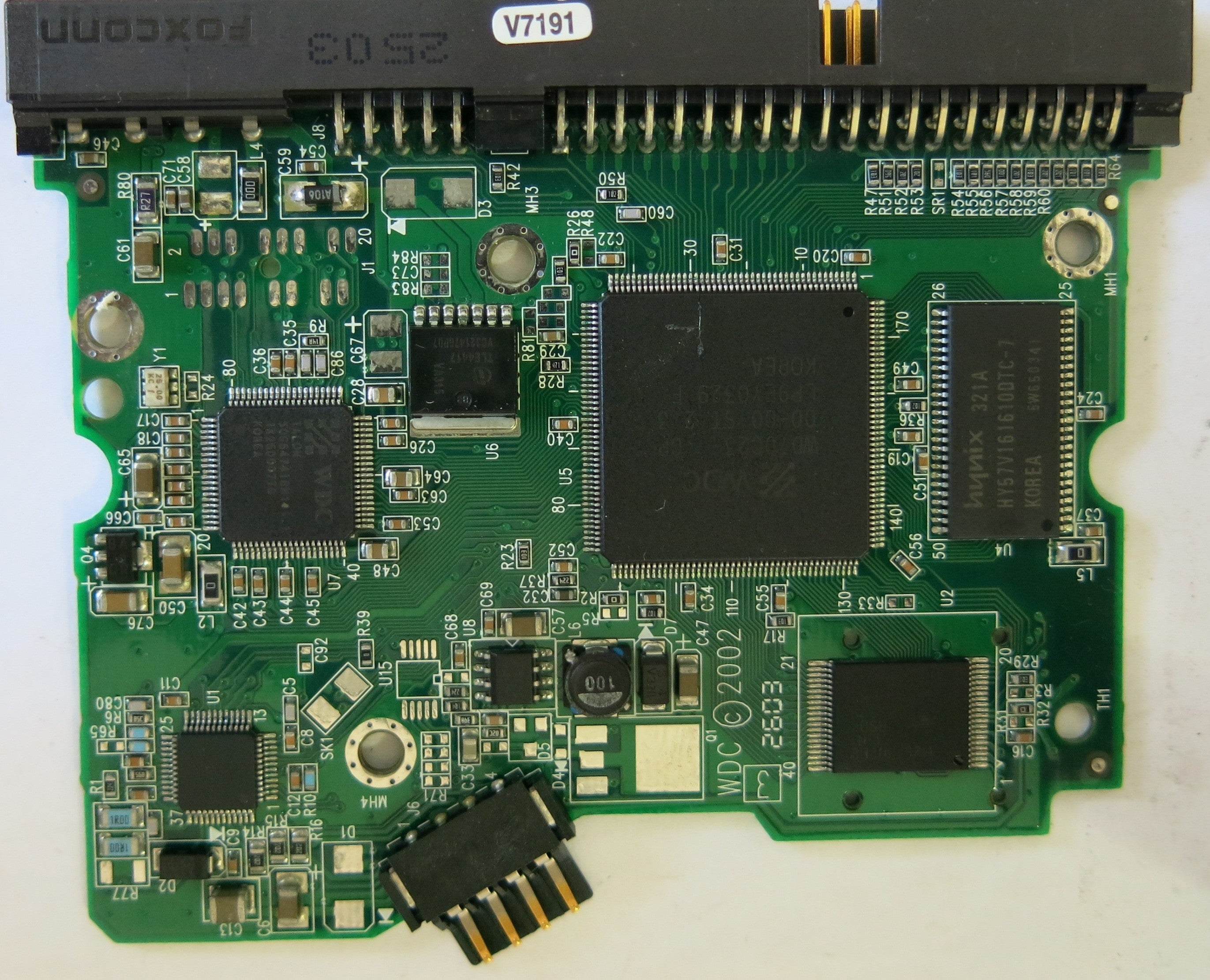 WESTERN DIGITAL  WD400BB- 75DEA0 2060-001129-001 REV A PCB