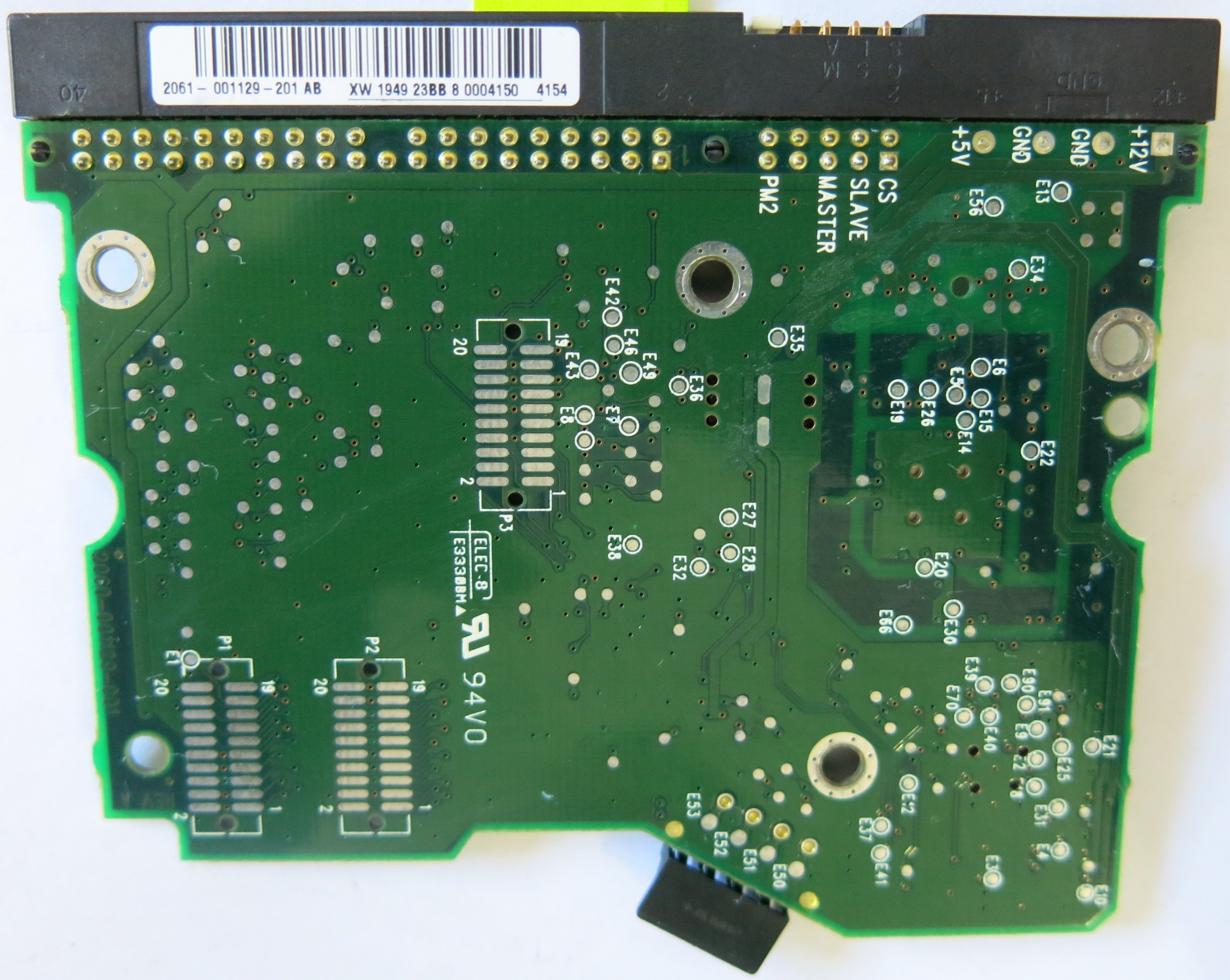 WESTERN DIGITAL WD400BB-75DEA0 2060-001129-001 REV A PCB