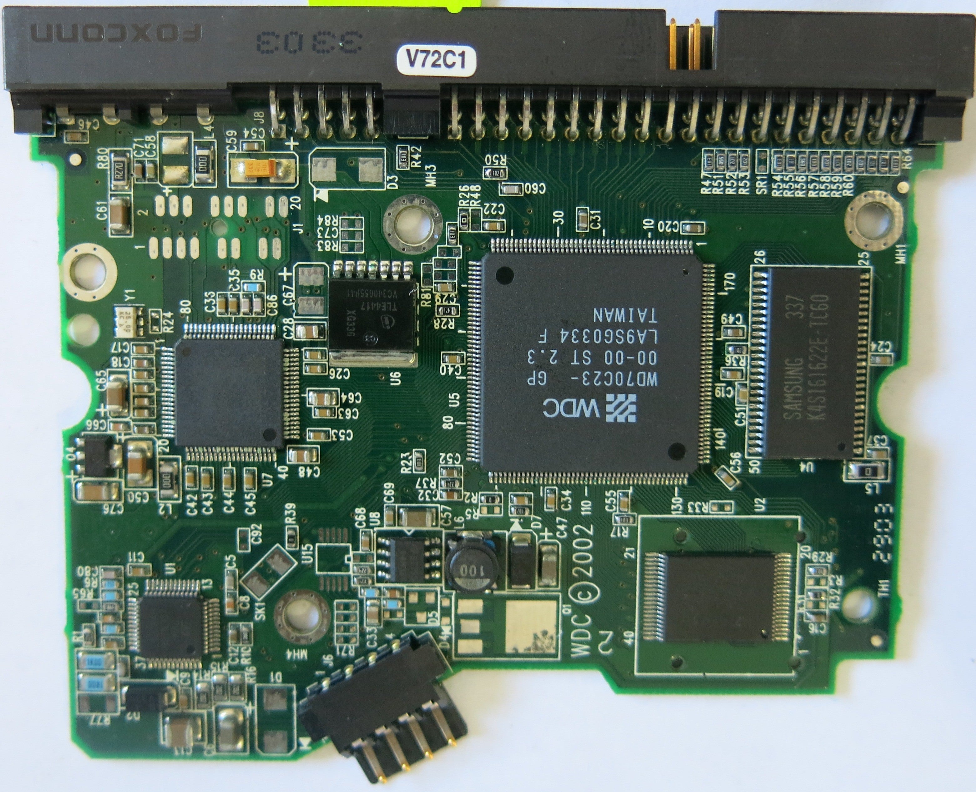 WESTERN DIGITAL WD400BB-75DEA0 2060-001129-001 REV A PCB