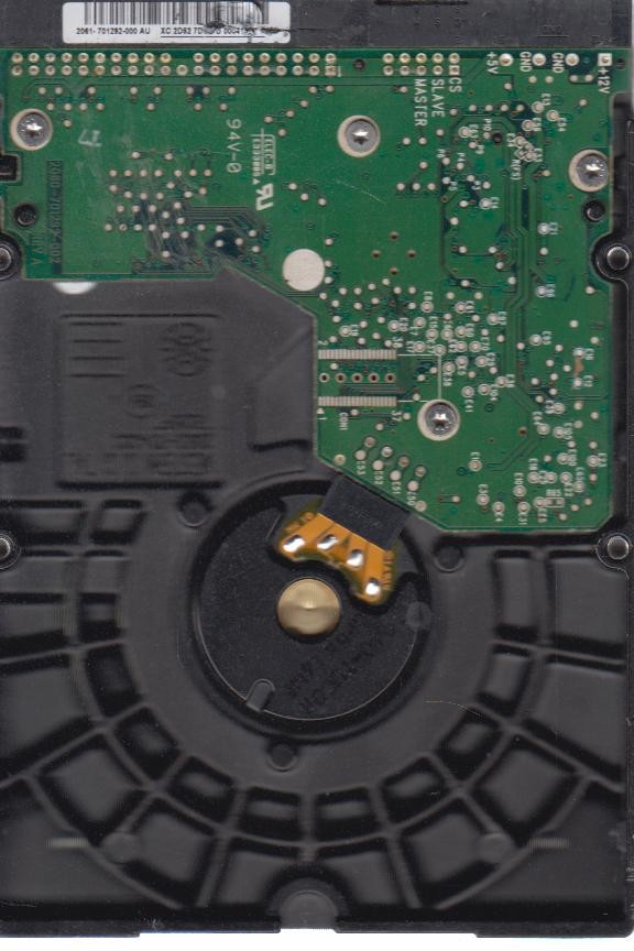 WD400BB-75JHCO, PCB: 2060-701292-002 REV A, Serial: WCAMA4578765, 40GB