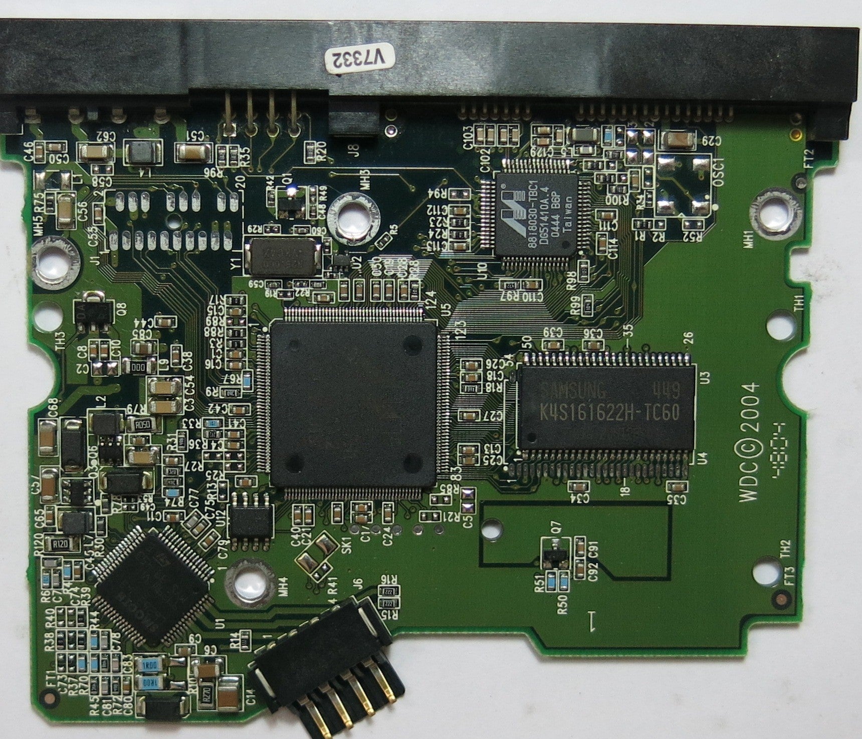 WESTERN DIGITAL WD400BD-75JMA0, DCM 2060-001293-001 REV A,  PCB