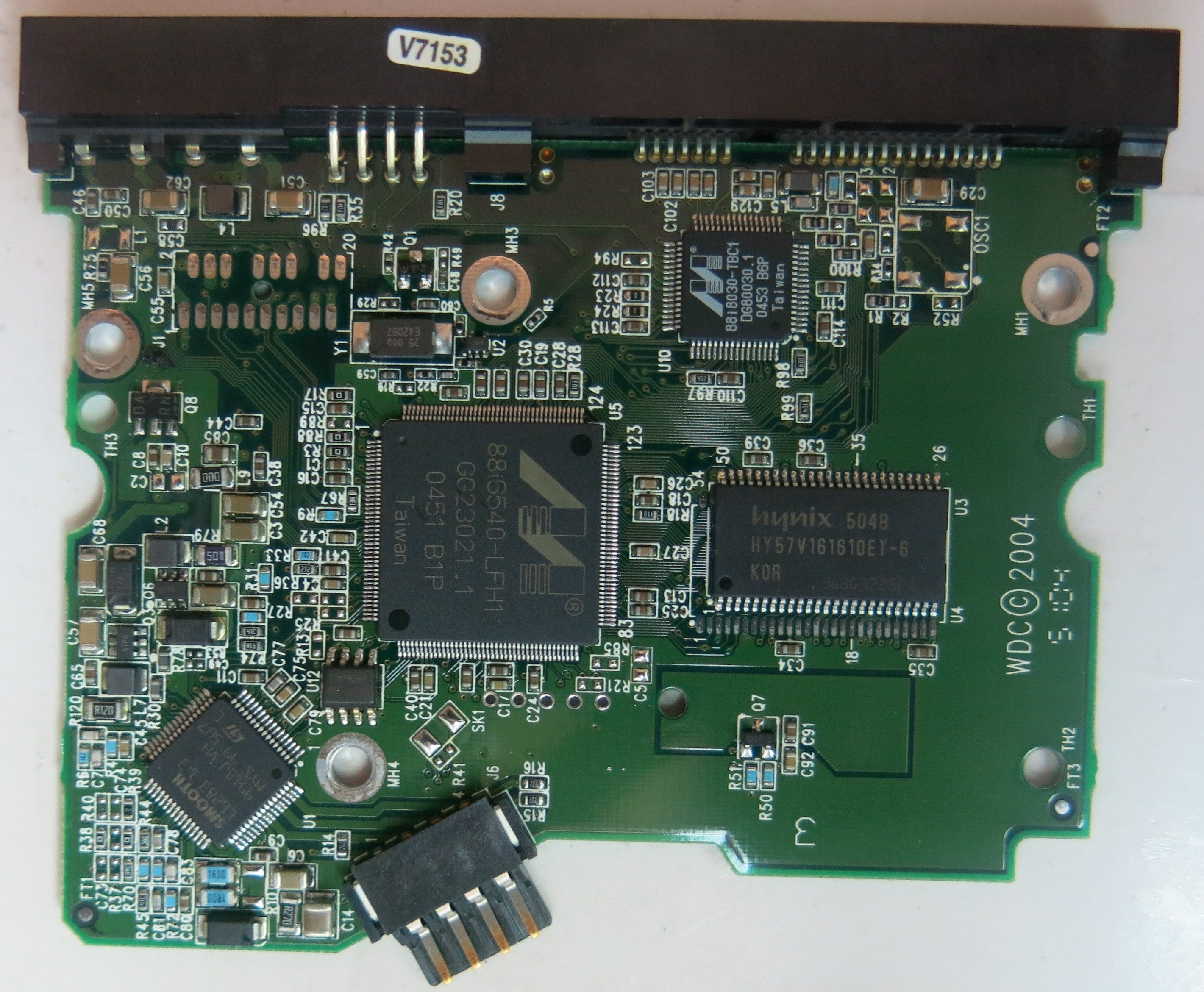 WESTERN DIGITAL WD400BD-75JMC0, DCM HSBHNTJCH, 2060-001293-001 REV A PCB