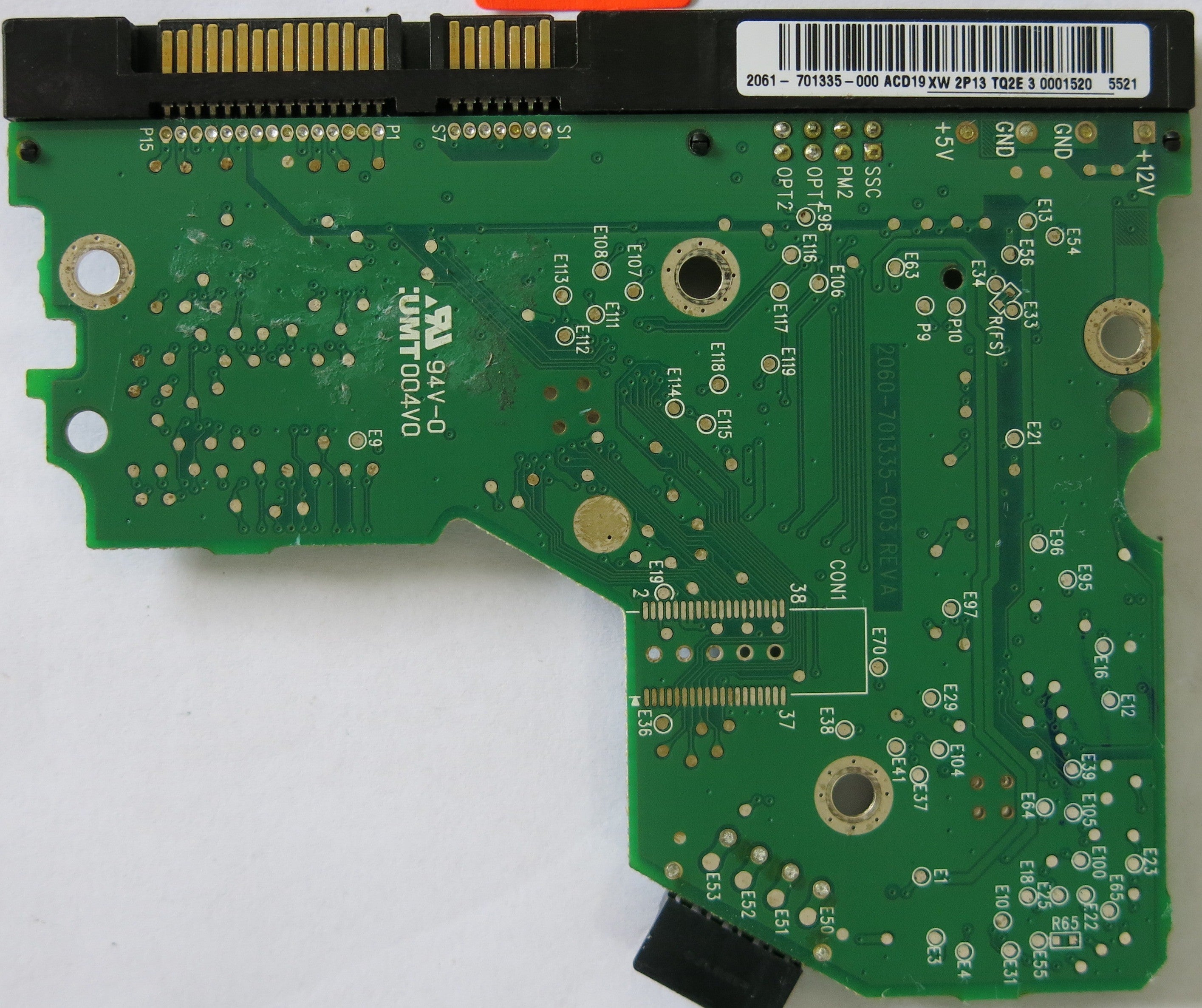 WESTERN DIGITAL WD400BD-75LRA0 2060-701335-003 REV A PCB