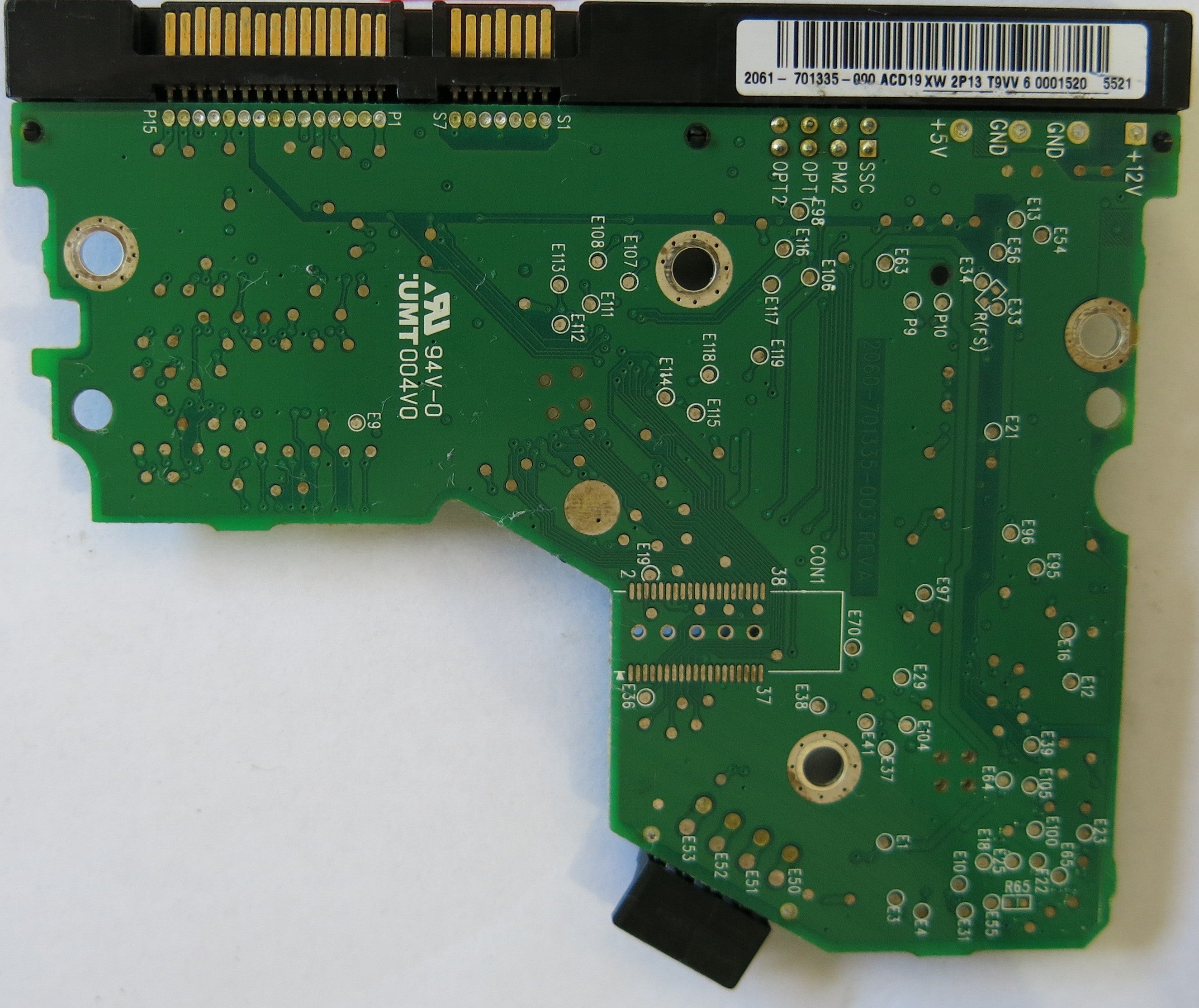 WESTERN DIGITAL WD400BD-75LRA0 2060-701335-003 REV A PCB