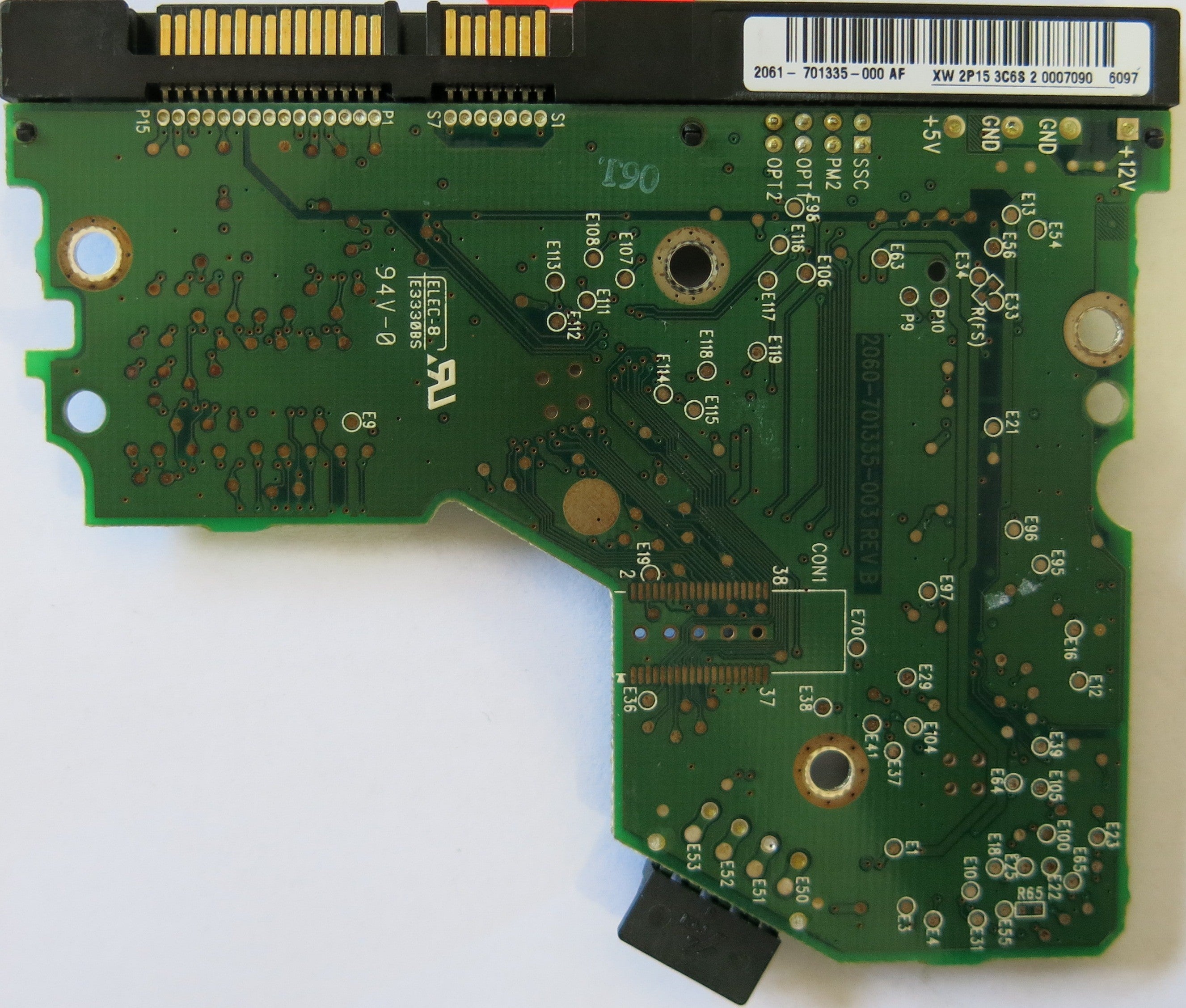 WESTERN DIGITAL WD400BD-75LRA0 2060-701335-003 REV B PCB