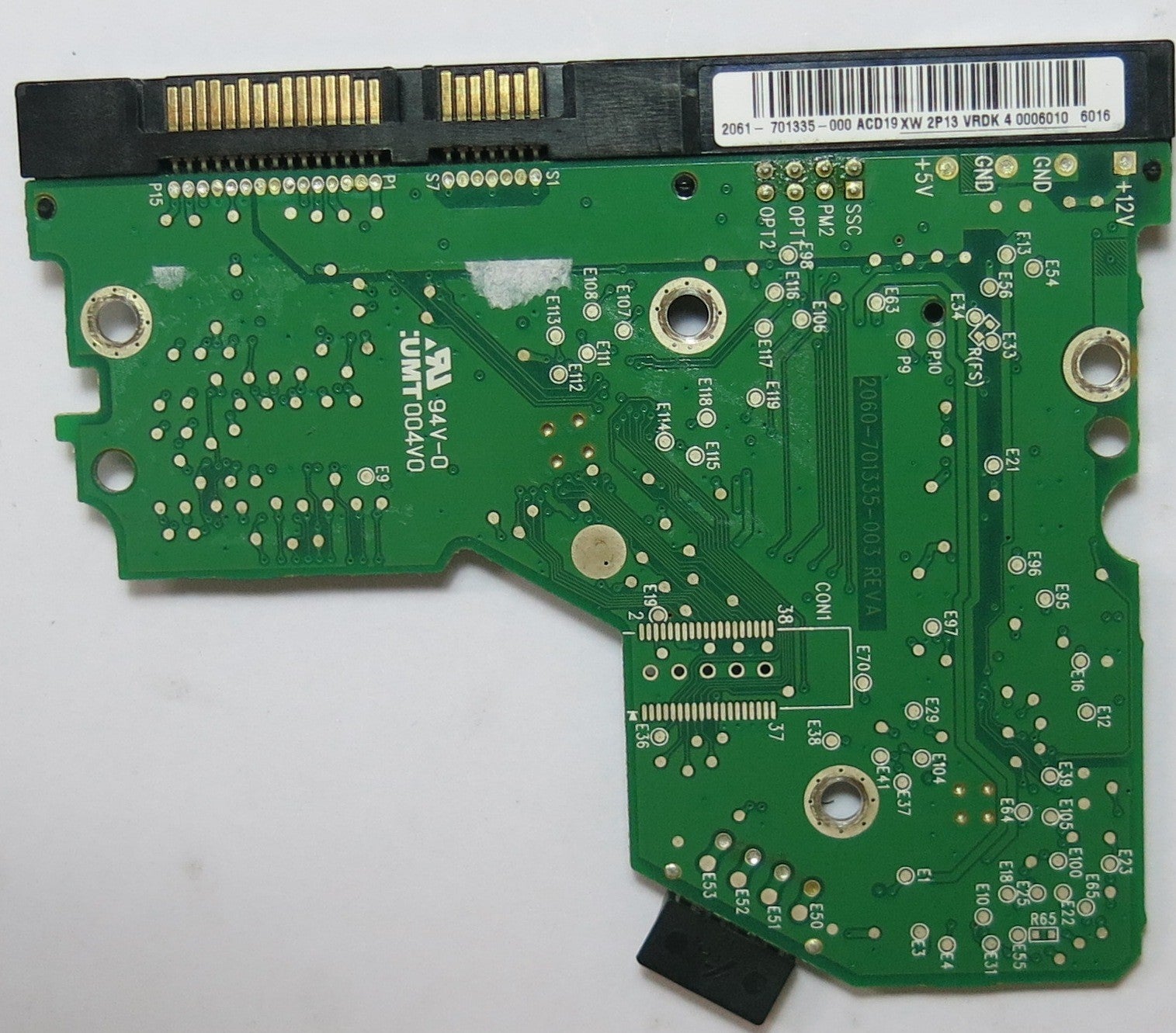 WESTERN DIGITAL WD400BD-75LRA0, DCM 2060-701335-003 REV A,  PCB