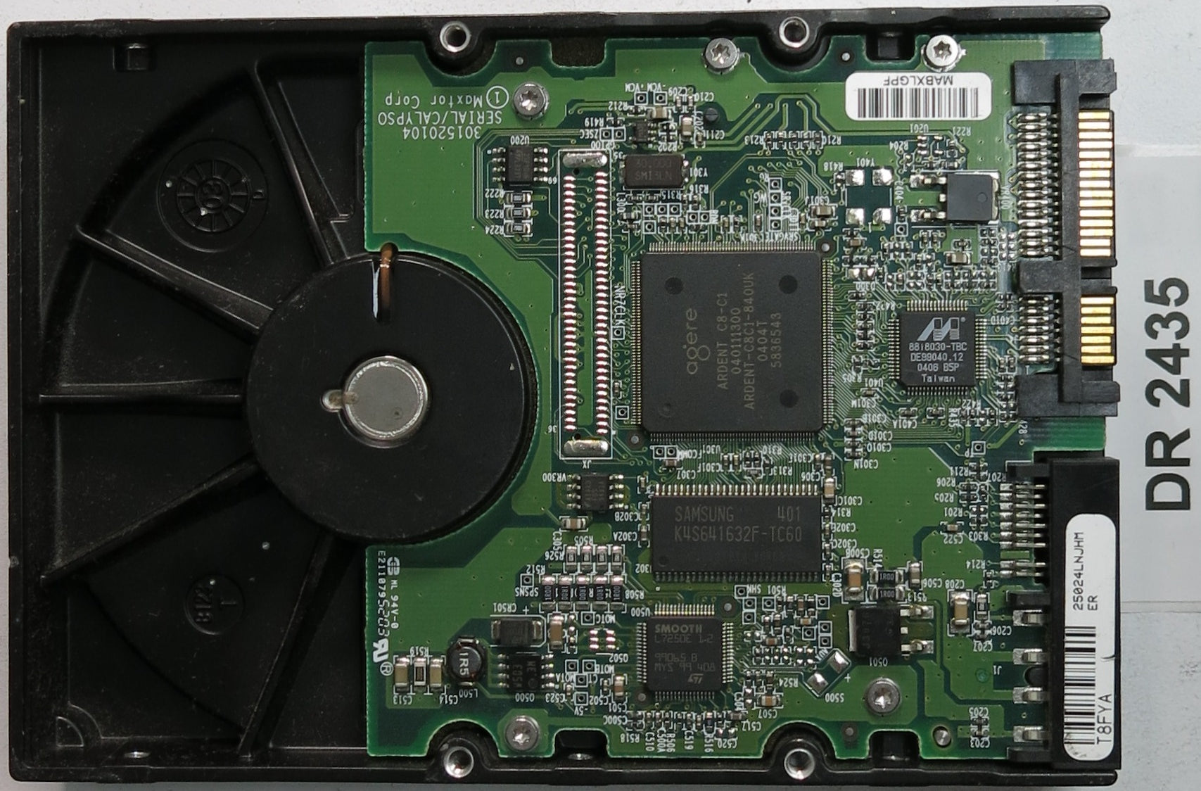 6Y080M04542J,  Serial:Y2FBMG2E,  80GB 3.5,  PCB:301520104- REV A