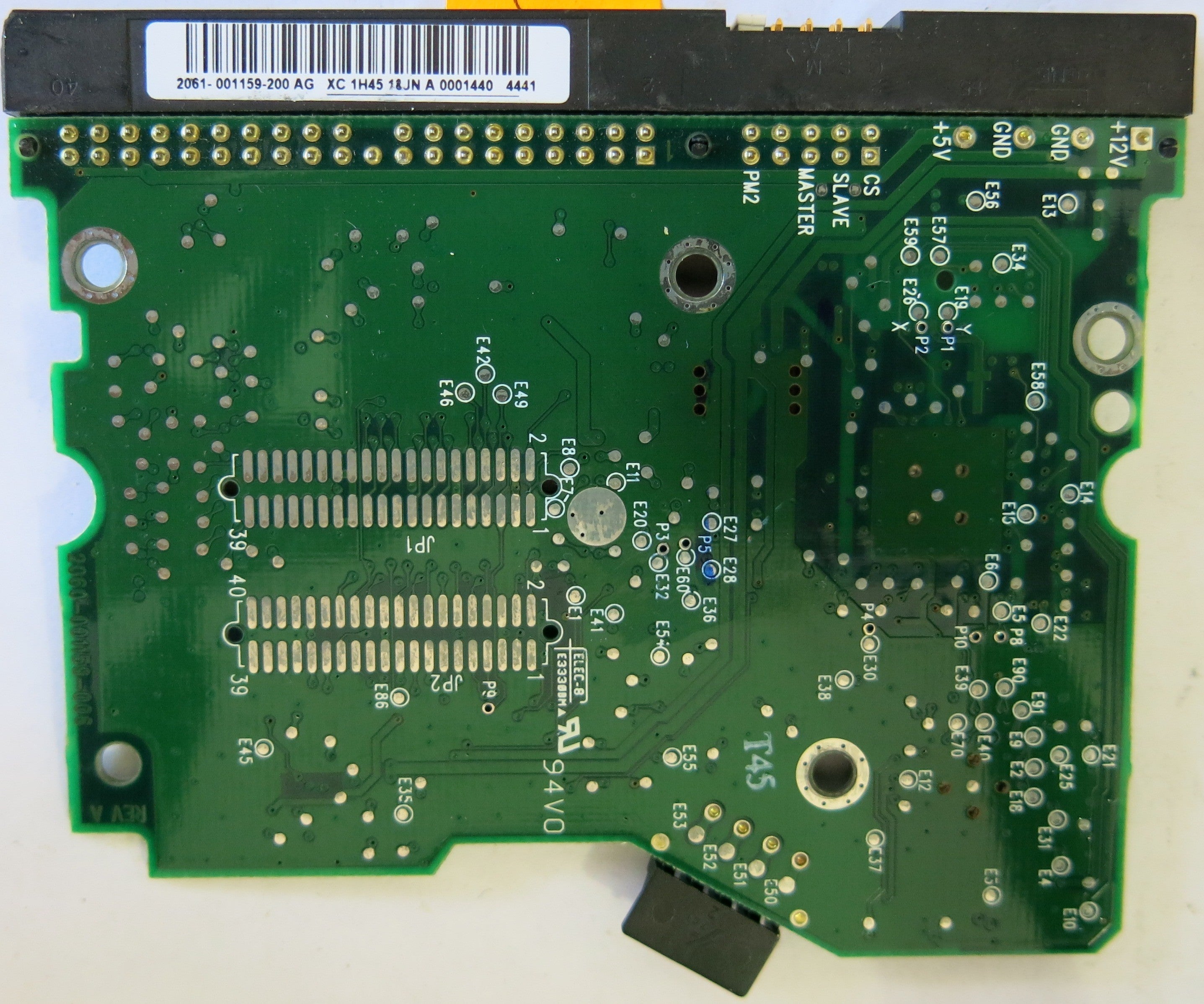 WESTERN DIGITAL WD400LB-55DNA0 2060-001159-006 REV A PCB