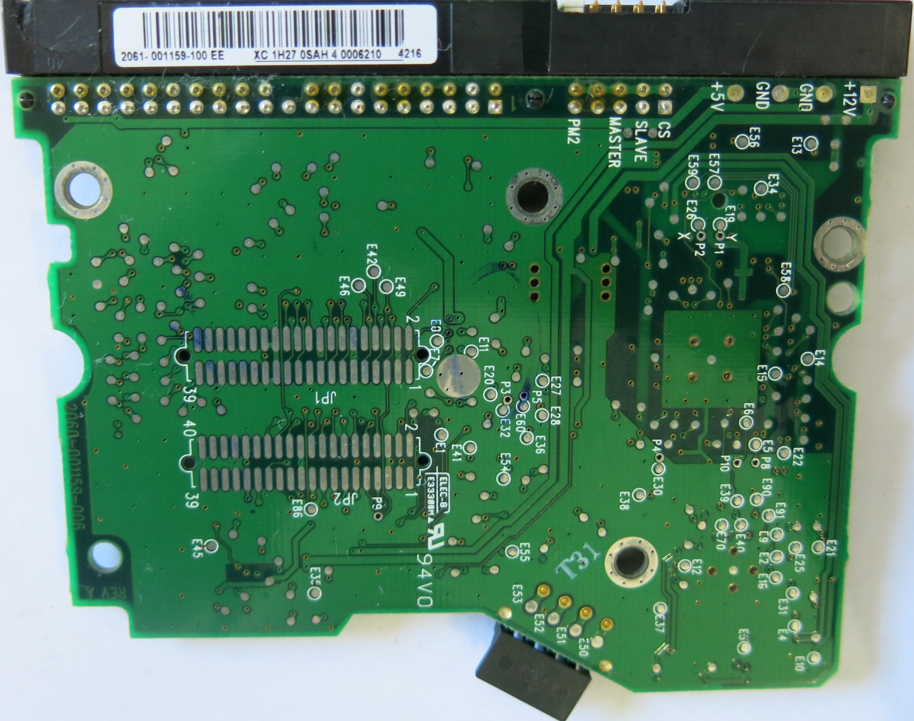 WESTERN DIGITAL WD400LB-55DNA0 DCM HSBACTJAA  2060 001159 006 REV A PCB