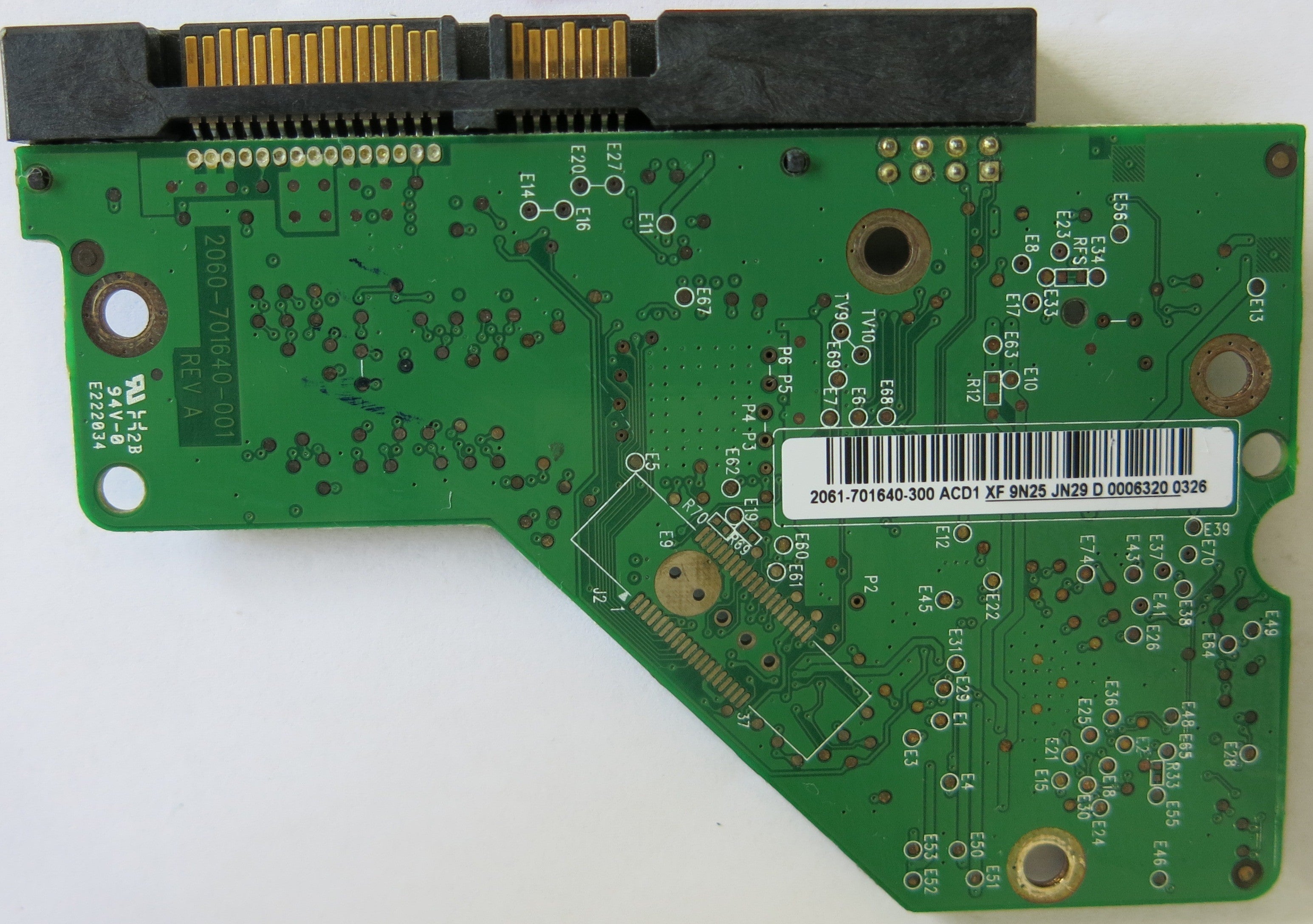 WESTERN DIGITAL WD5000AADS-00S9B0 2060-701640-001 REV A PCB