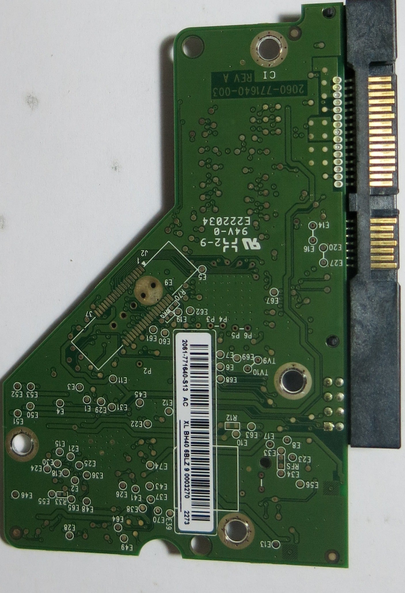 WESTERN DIGITAL WD5000AAKX'603CA0,  PCB