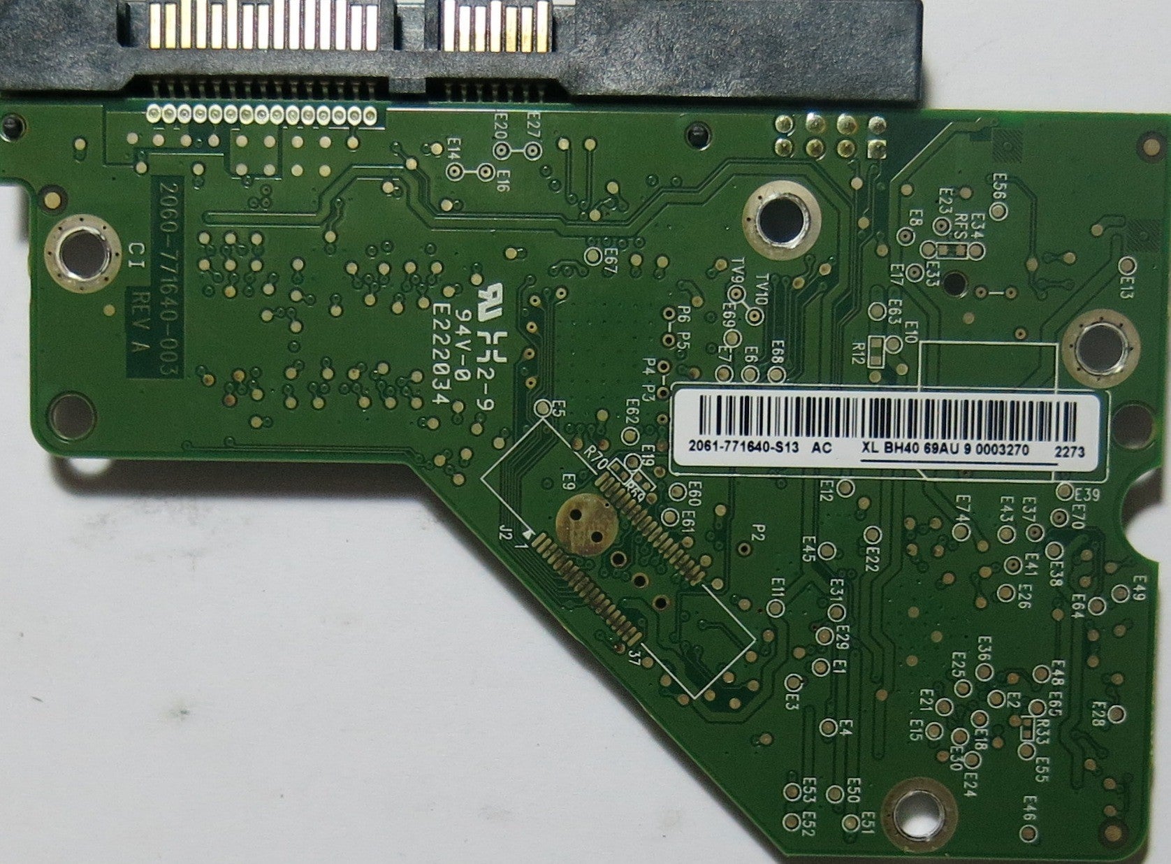 WESTERN DIGITAL WD5000AAKX'603CA0,  PCB