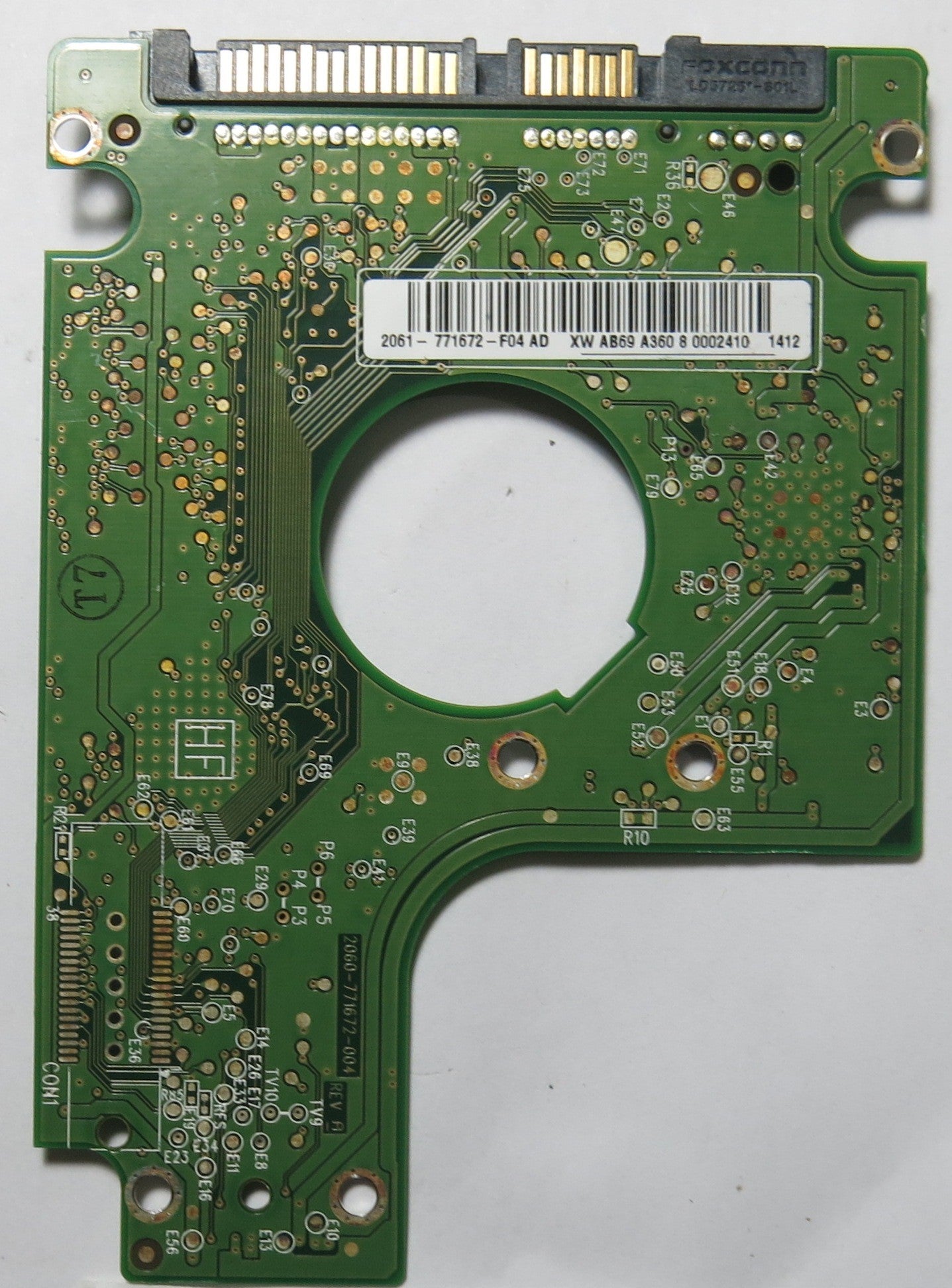 WESTERN DIGITAL WD5000BEVT-35A0RT0 2060-771672-004 PCB
