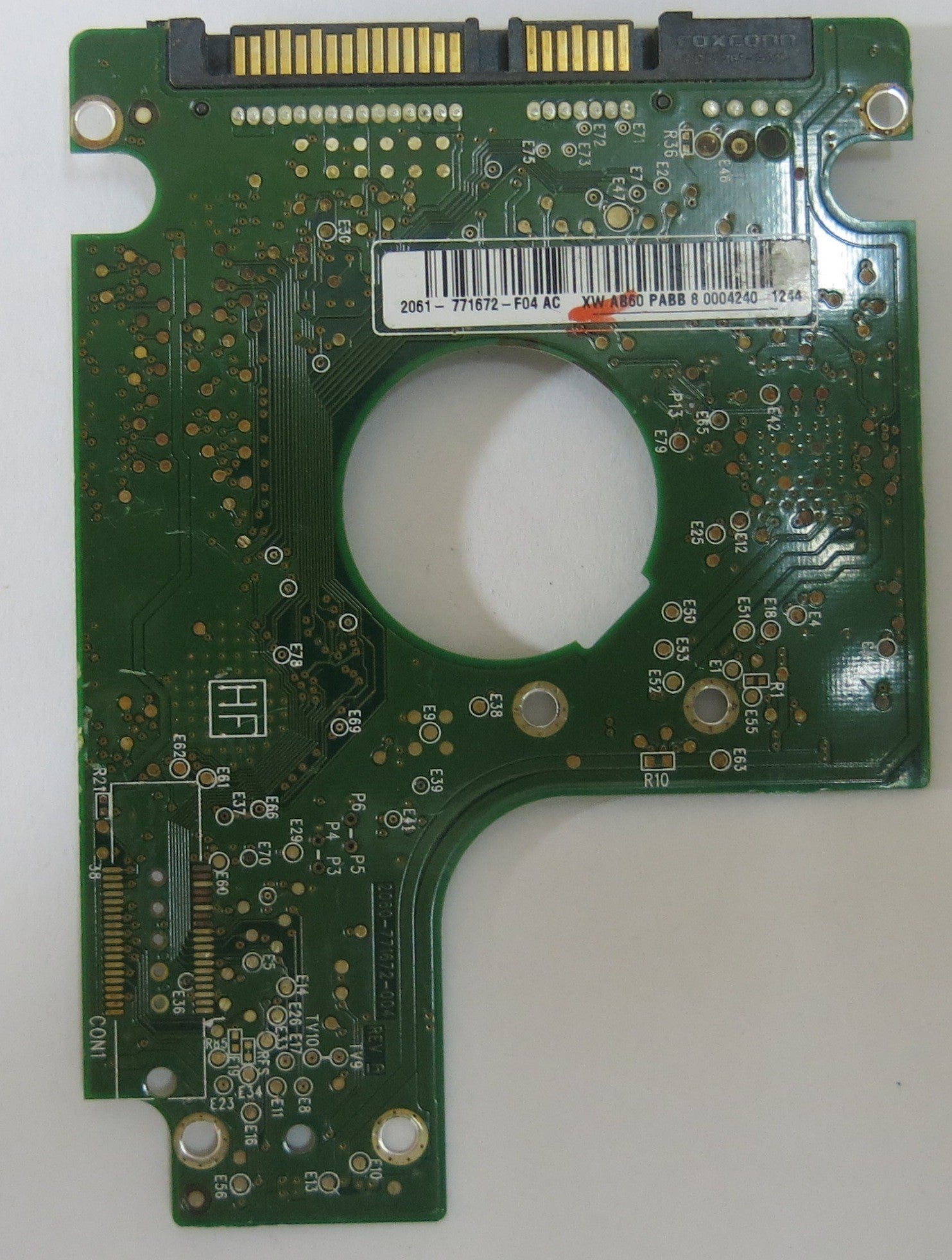 WESTERN DIGITAL WD5000BEVT-75A0RT0 2060-771672-004 REV A PCB
