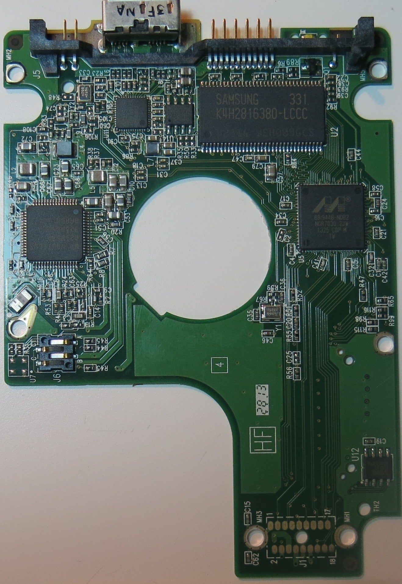 WESTERN DIGITAL WD5000BMVW-11AJGS0,  PCB
