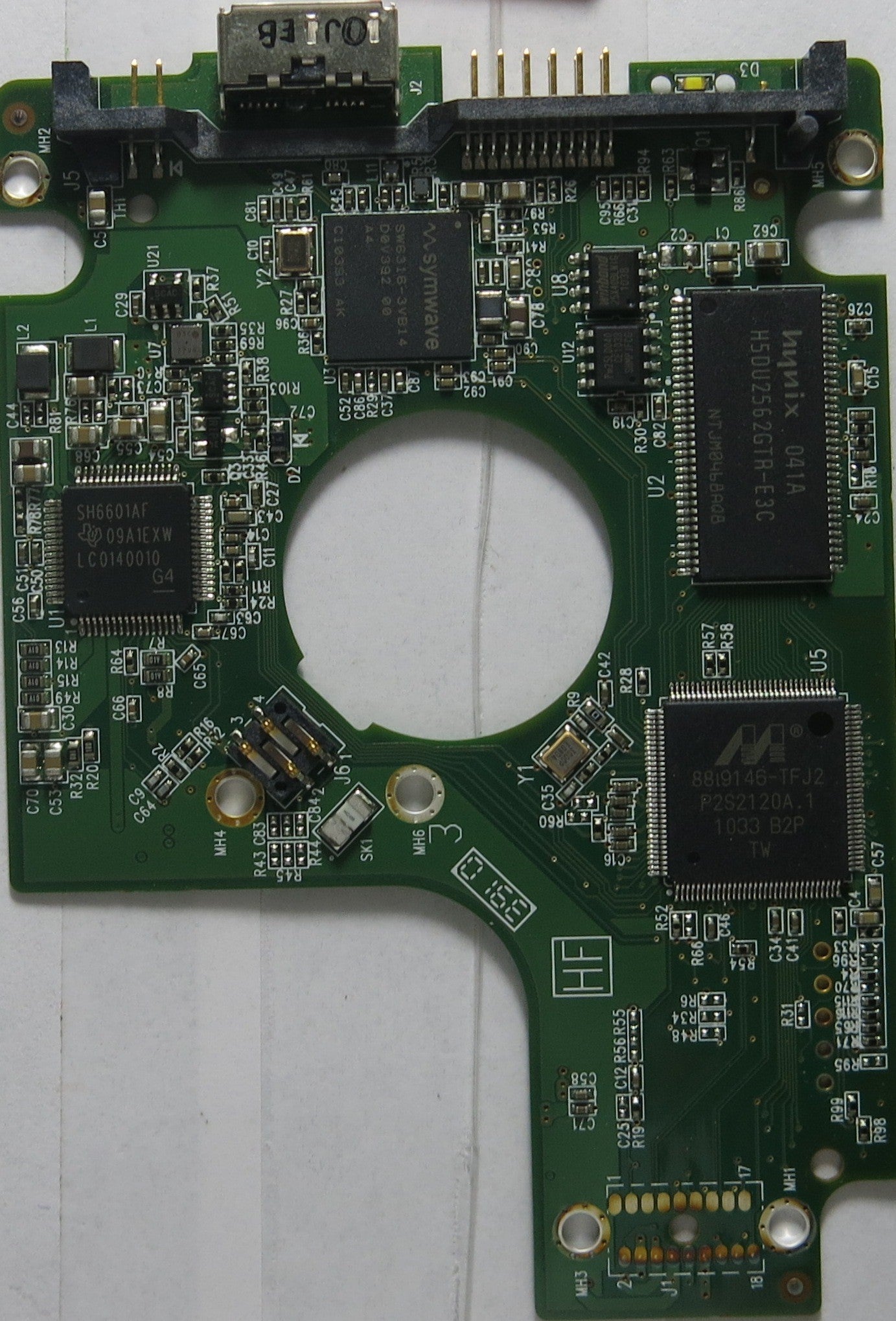 WESTERN DIGITAL WD5000BMVW-11AMCS0 P/N WD5000BMVW-11AMCS0 2060-771737-000 REV P1 PCB