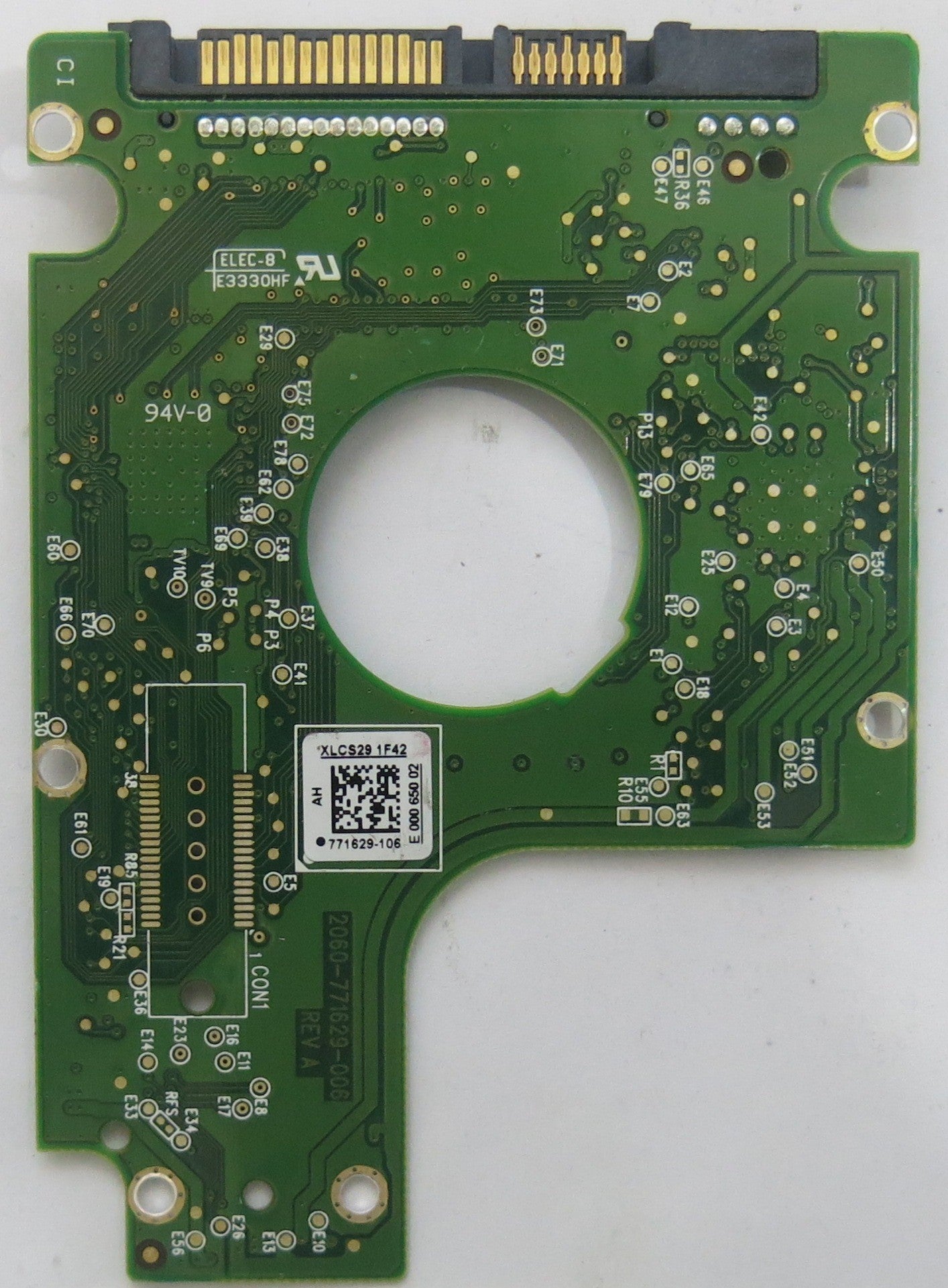 WESTERN DIGITAL  WD5000BPKT-75PK4T0 2060-701292-002 REV A PCB