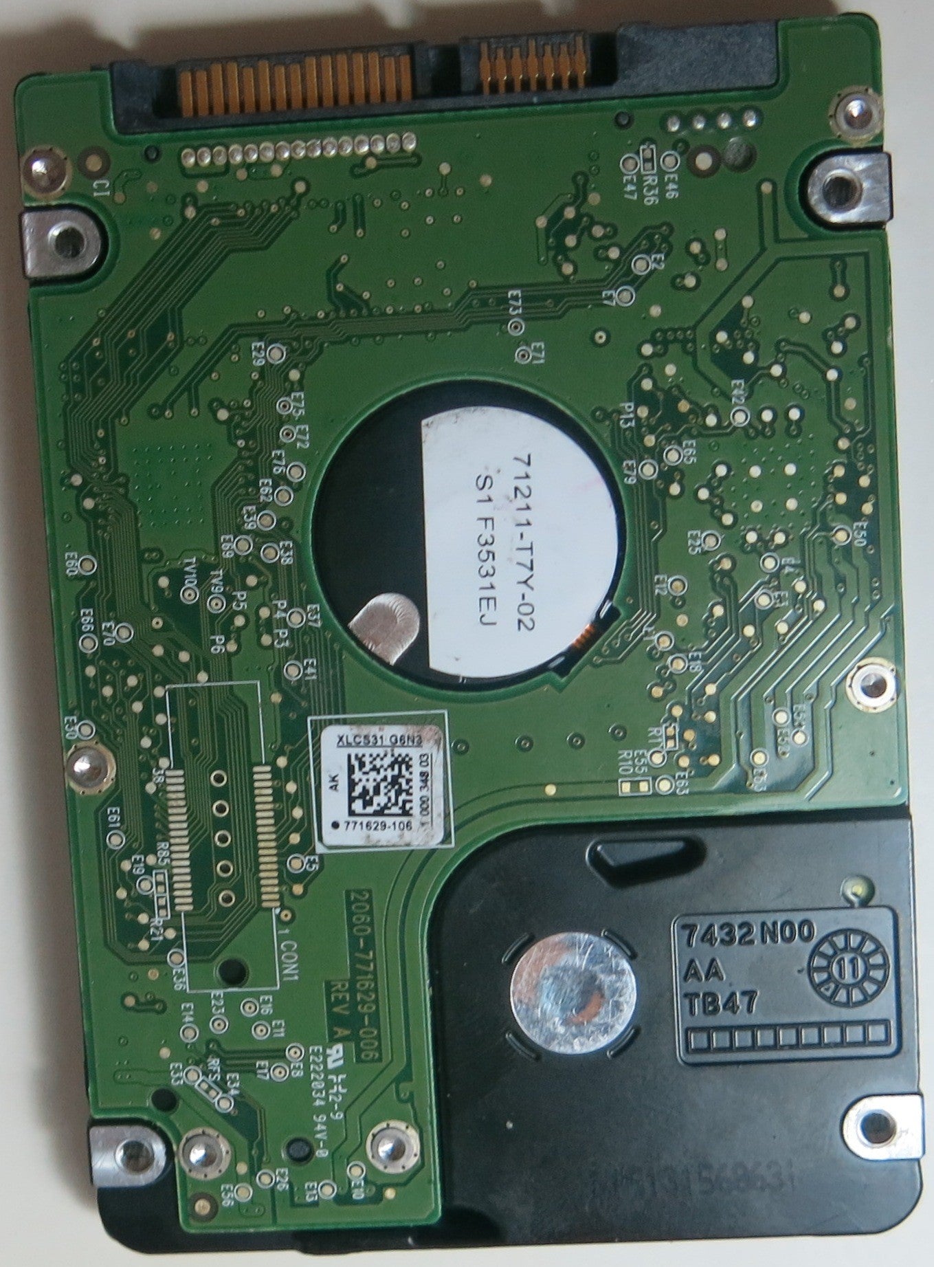 WD5000BPKT-75PK4T0 DCM HHOTJHK 500GB