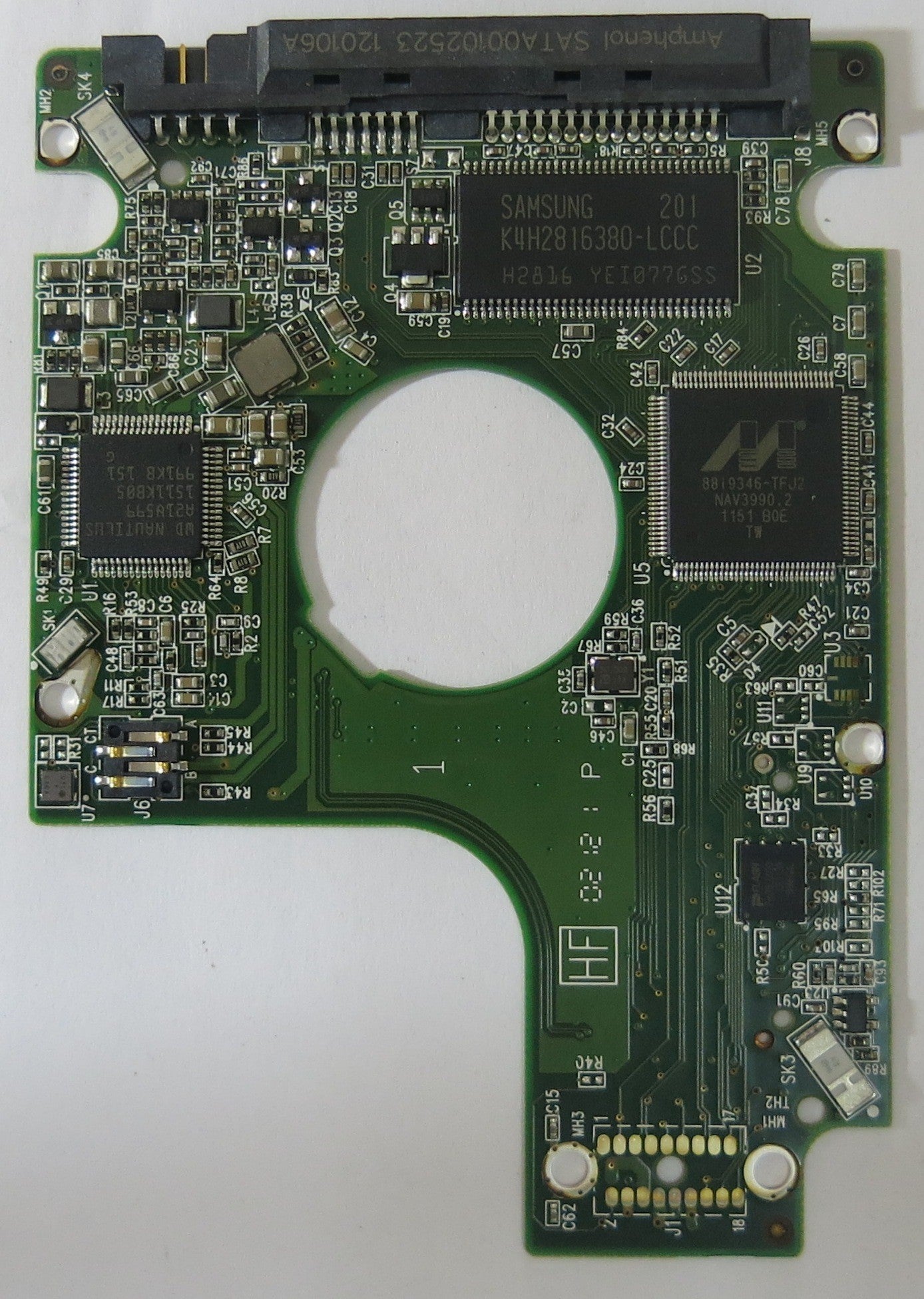 WESTERN DIGITAL WD5000BPVT-22A1YT0 2060-771823-000 REV A PCB